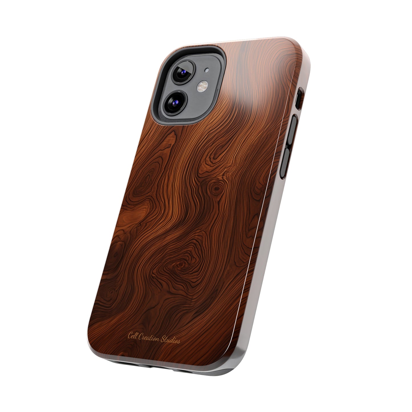 Introducing the "Natural Woodgrain" Cell Phone Case – Embrace Organic Beauty with Wood Pattern Design -Tough Phone Cases