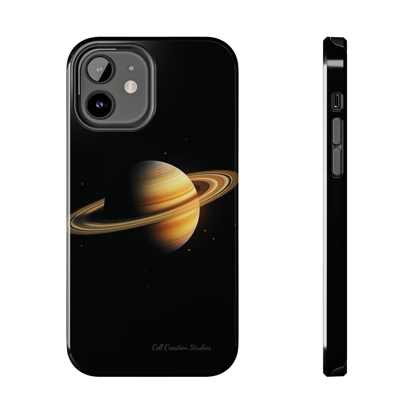 Introducing the "Saturn's Elegance" Cell Phone Case – A Cosmic Masterpiece -Tough Phone Cases
