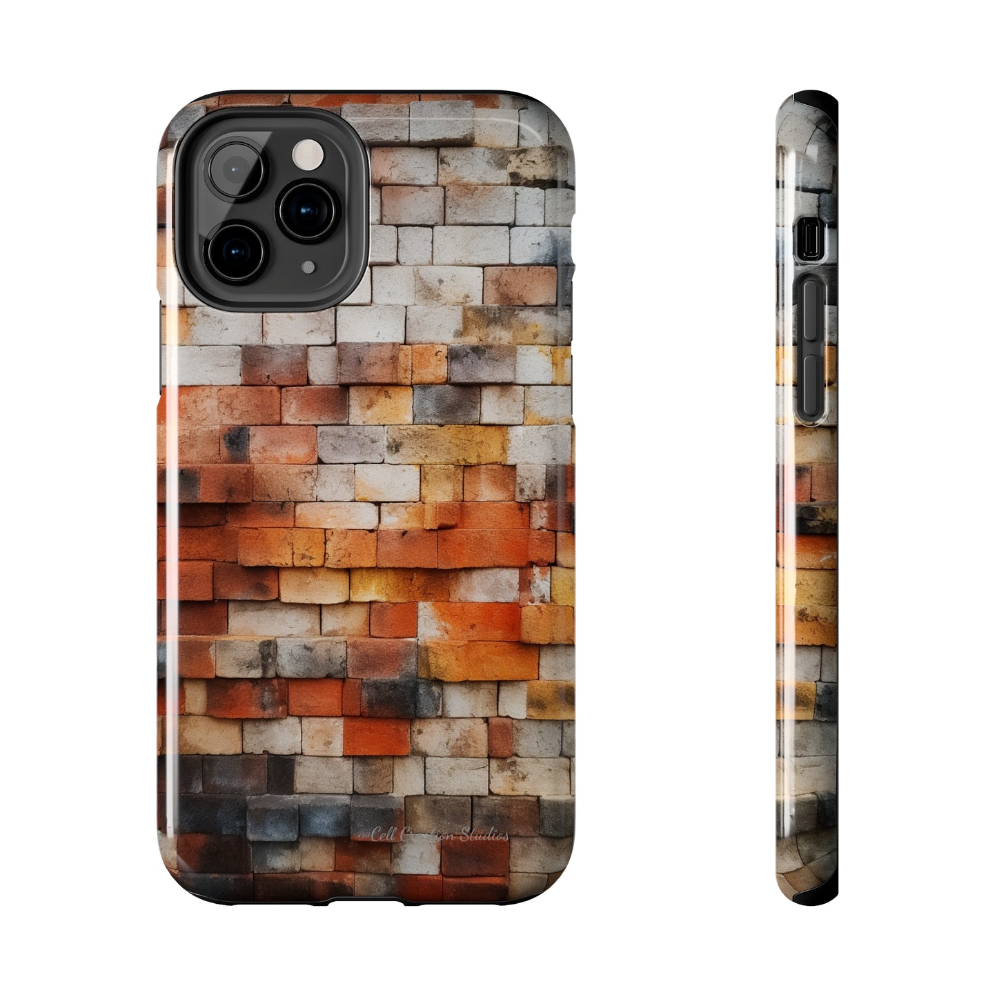 Introducing our "Urban Brickwork" Cell Phone Case – the perfect fusion of style and protection for your device -Tough Phone Cases