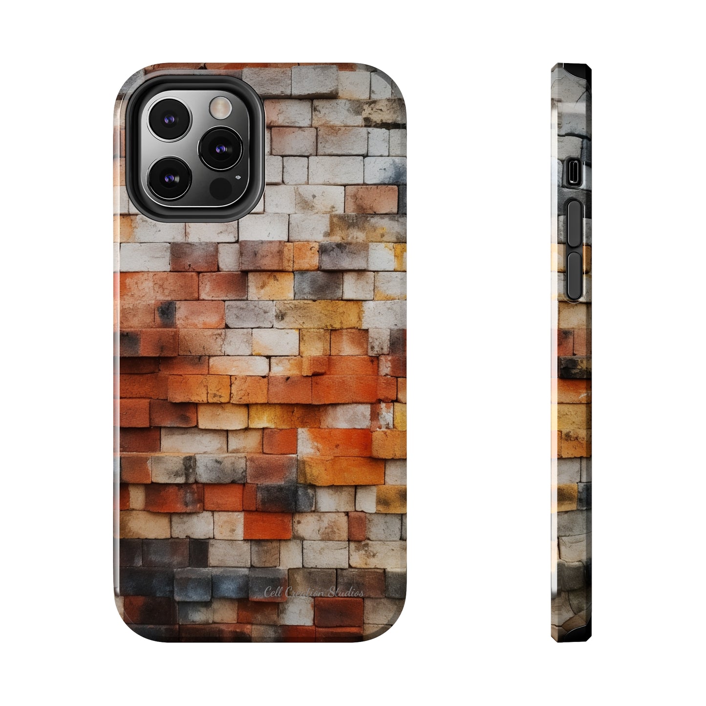 Introducing our "Urban Brickwork" Cell Phone Case – the perfect fusion of style and protection for your device -Tough Phone Cases