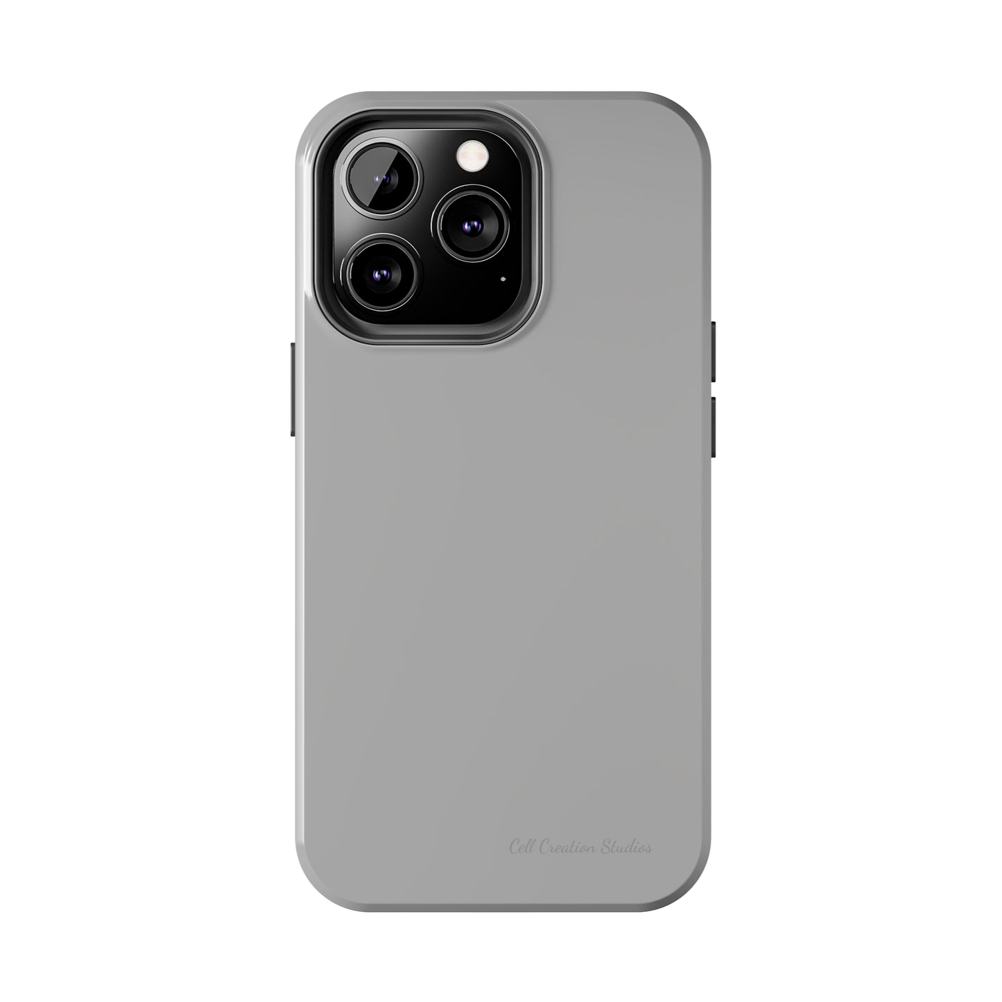 "Sleek Silver Essence" -Tough iPhone Cases