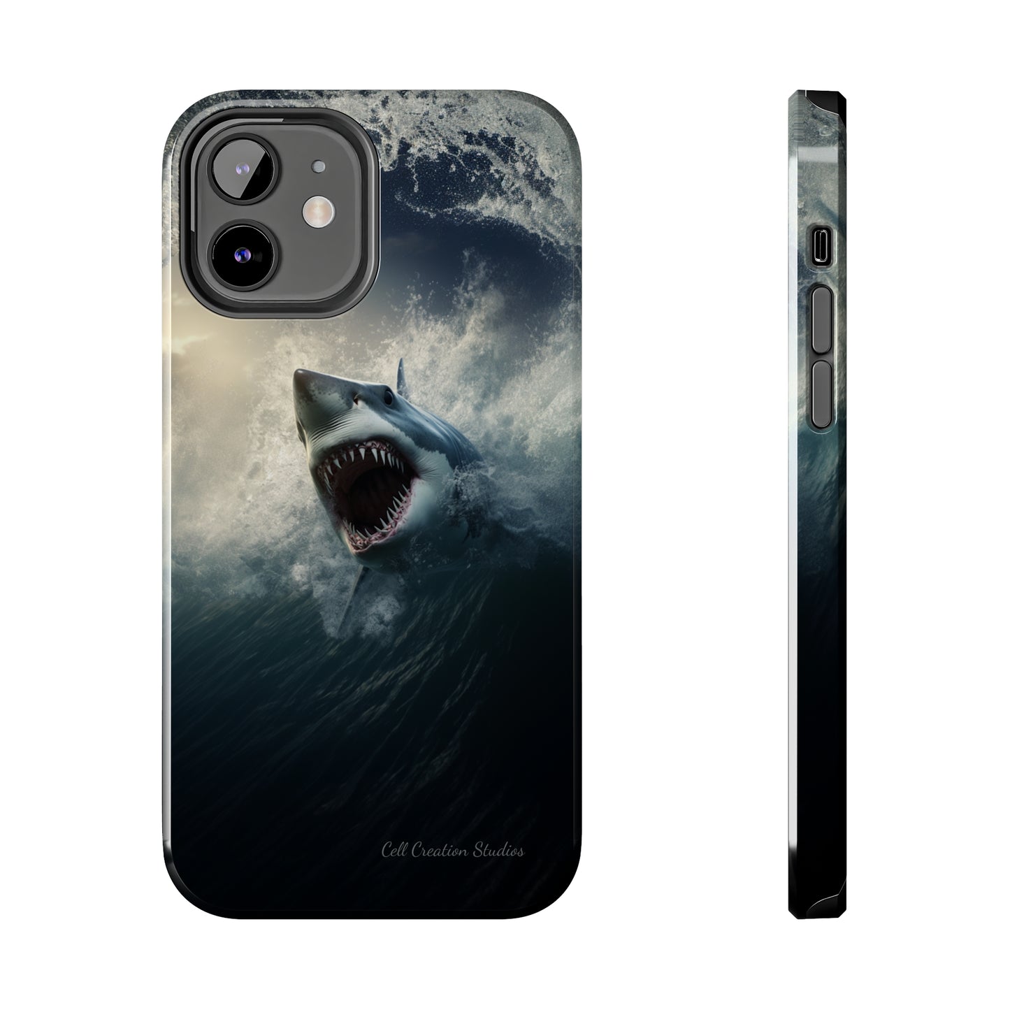 The "Ocean King Great White Shark" Phone Case -Tough Phone Cases
