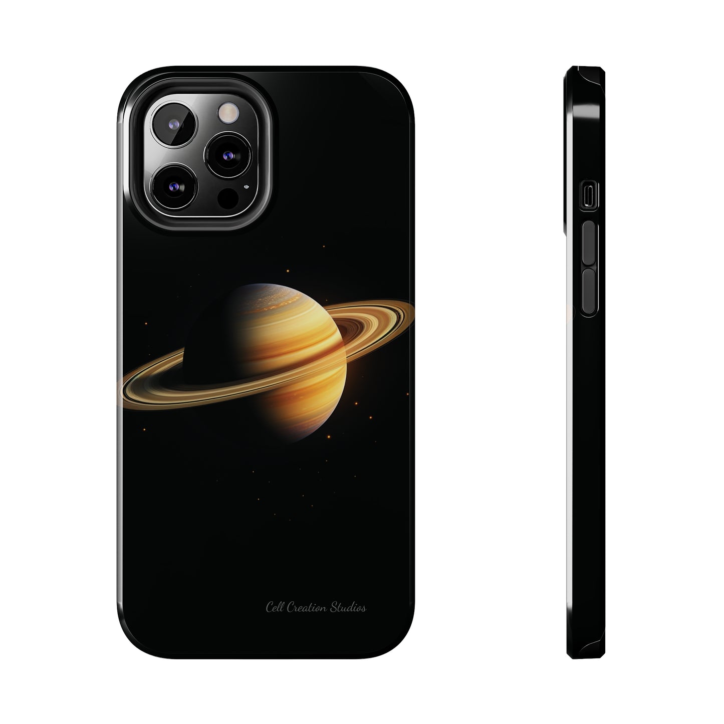 Introducing the "Saturn's Elegance" Cell Phone Case – A Cosmic Masterpiece -Tough Phone Cases