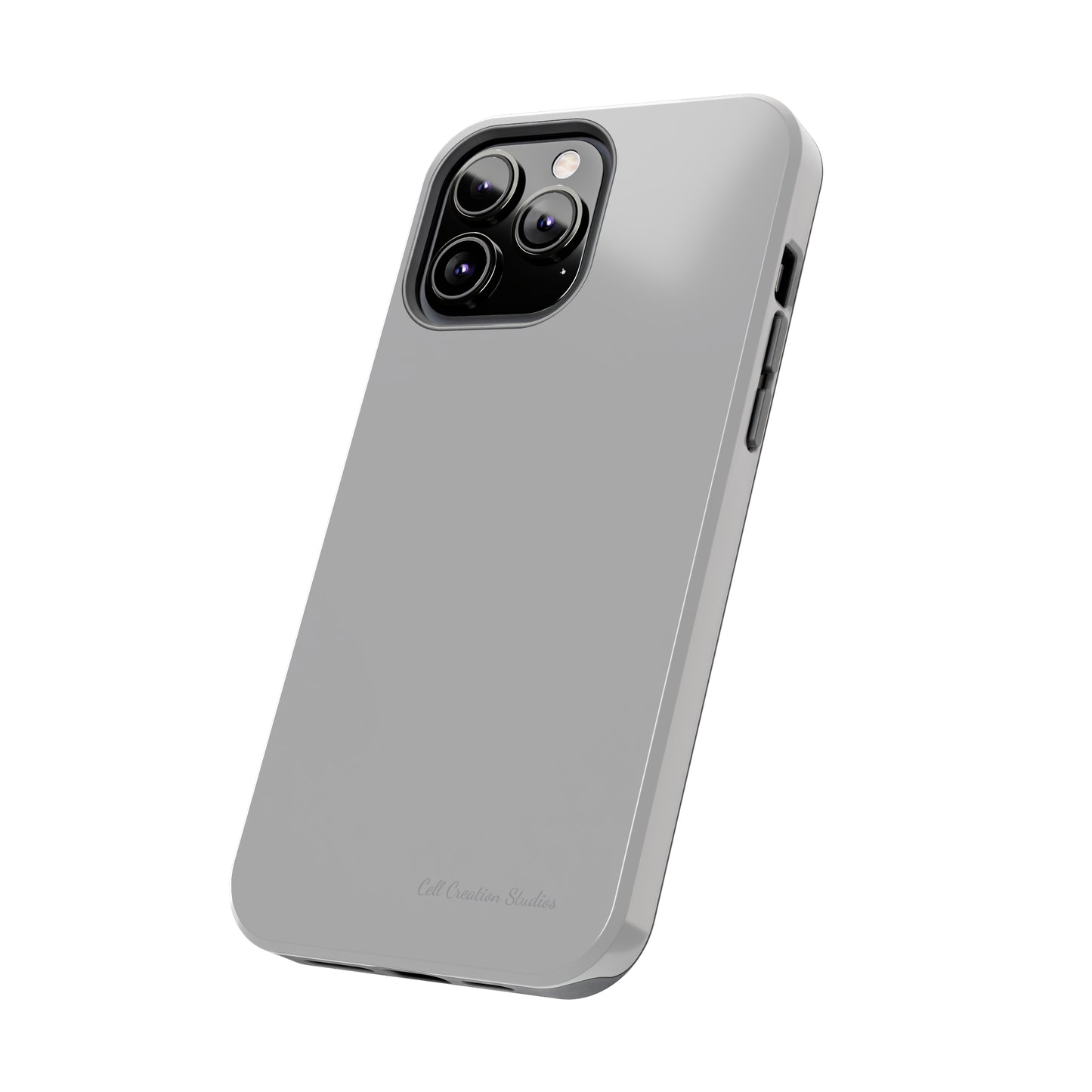 "Sleek Silver Essence" -Tough iPhone Cases