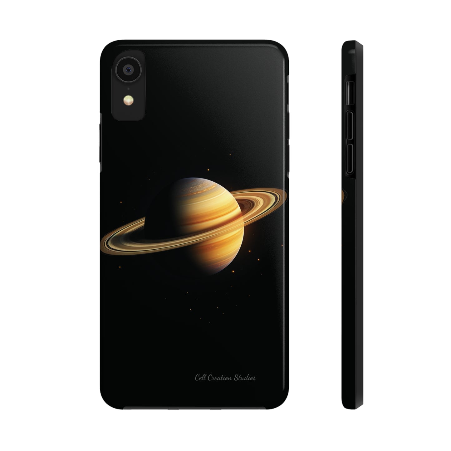 Introducing the "Saturn's Elegance" Cell Phone Case – A Cosmic Masterpiece -Tough Phone Cases