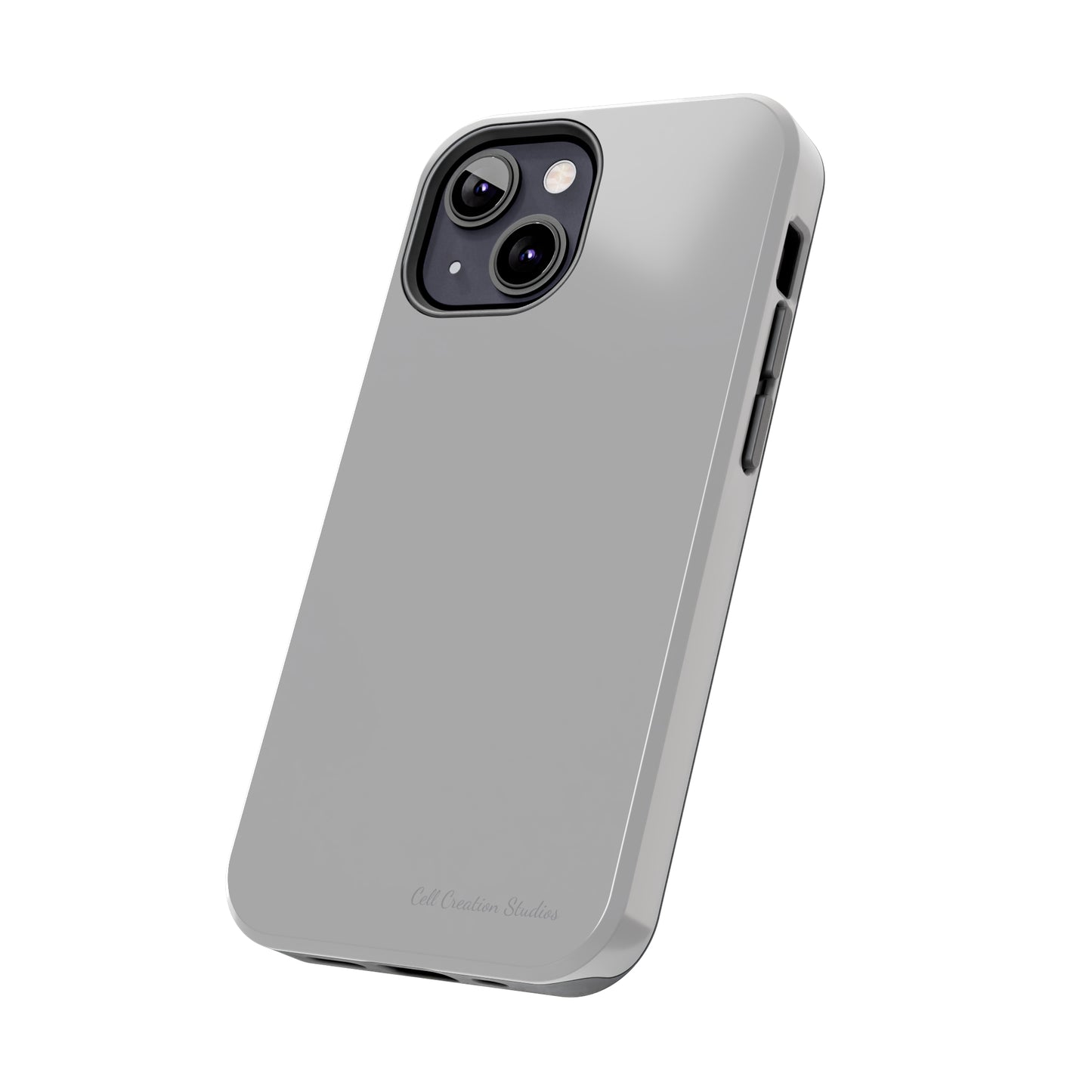 "Sleek Silver Essence" -Tough iPhone Cases