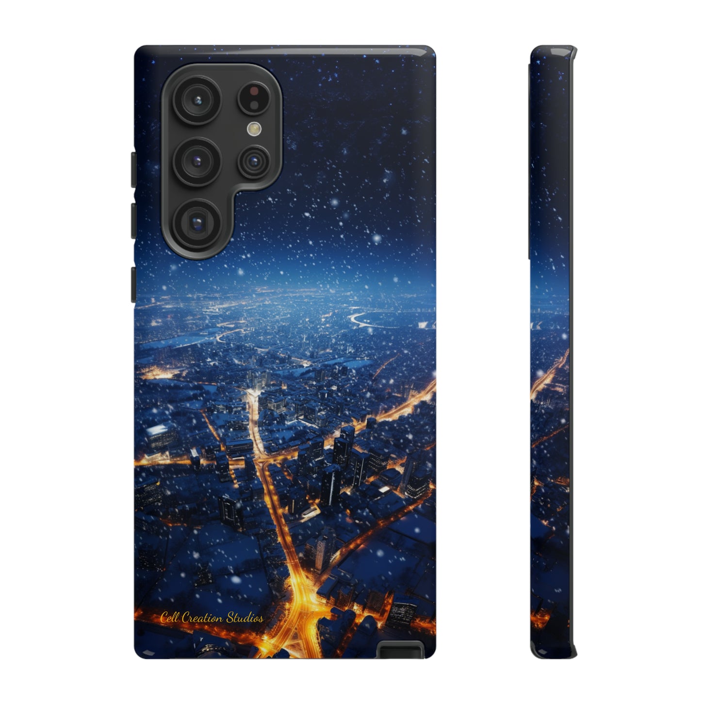 "Urban Snowfall Glow" -Tough Samsung Phone Cases