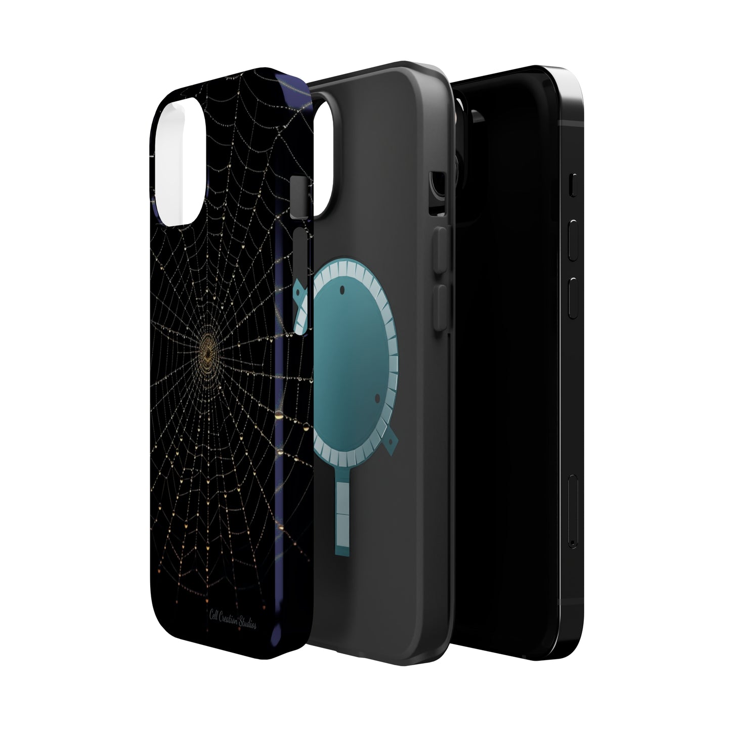 "Silken Noir Guardian" -MagSafe Tough iPhone Cases