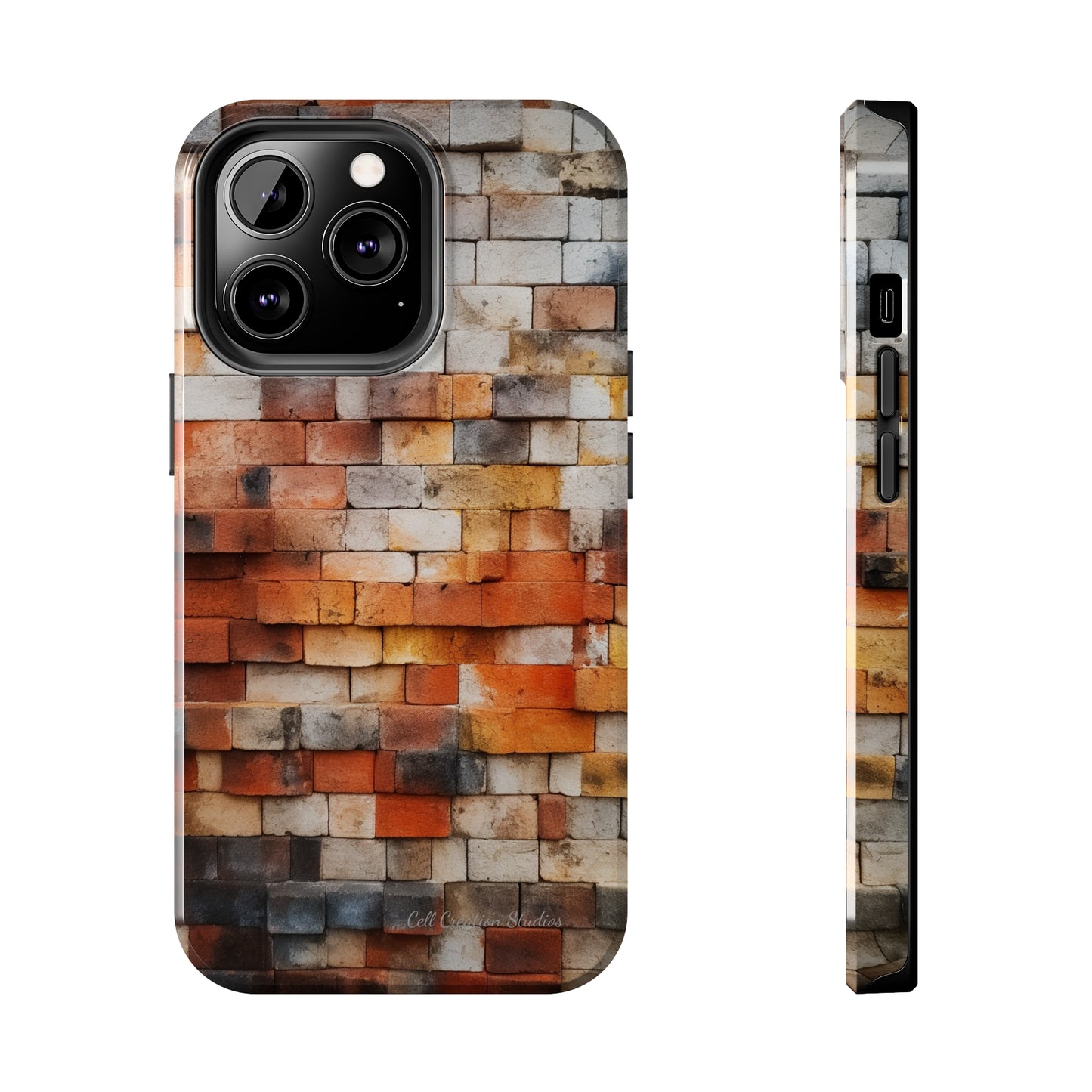 Introducing our "Urban Brickwork" Cell Phone Case – the perfect fusion of style and protection for your device -Tough Phone Cases