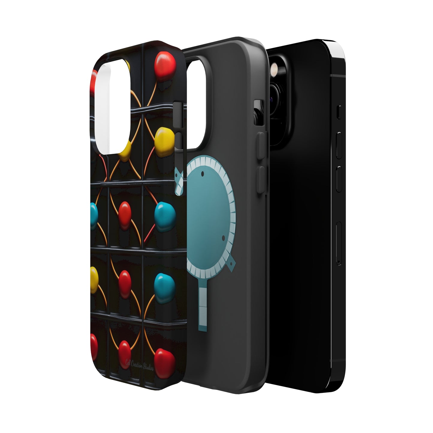 "Vibrant Spheres Fusion" -MagSafe Tough Phone Cases