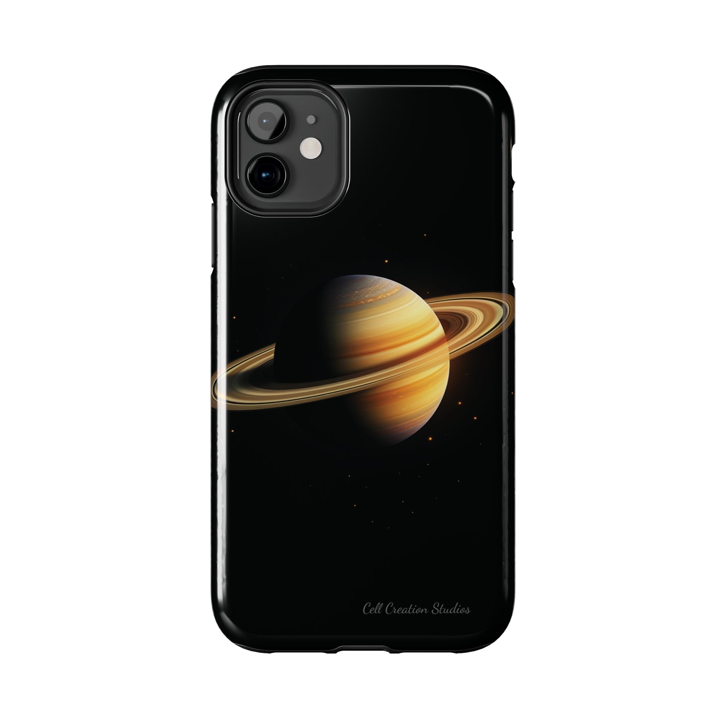 Introducing the "Saturn's Elegance" Cell Phone Case – A Cosmic Masterpiece -Tough Phone Cases