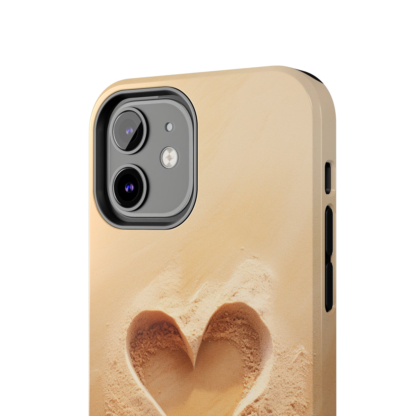 "Eternal Love: Sand Heart" Cell Phone Case -Tough Phone Cases