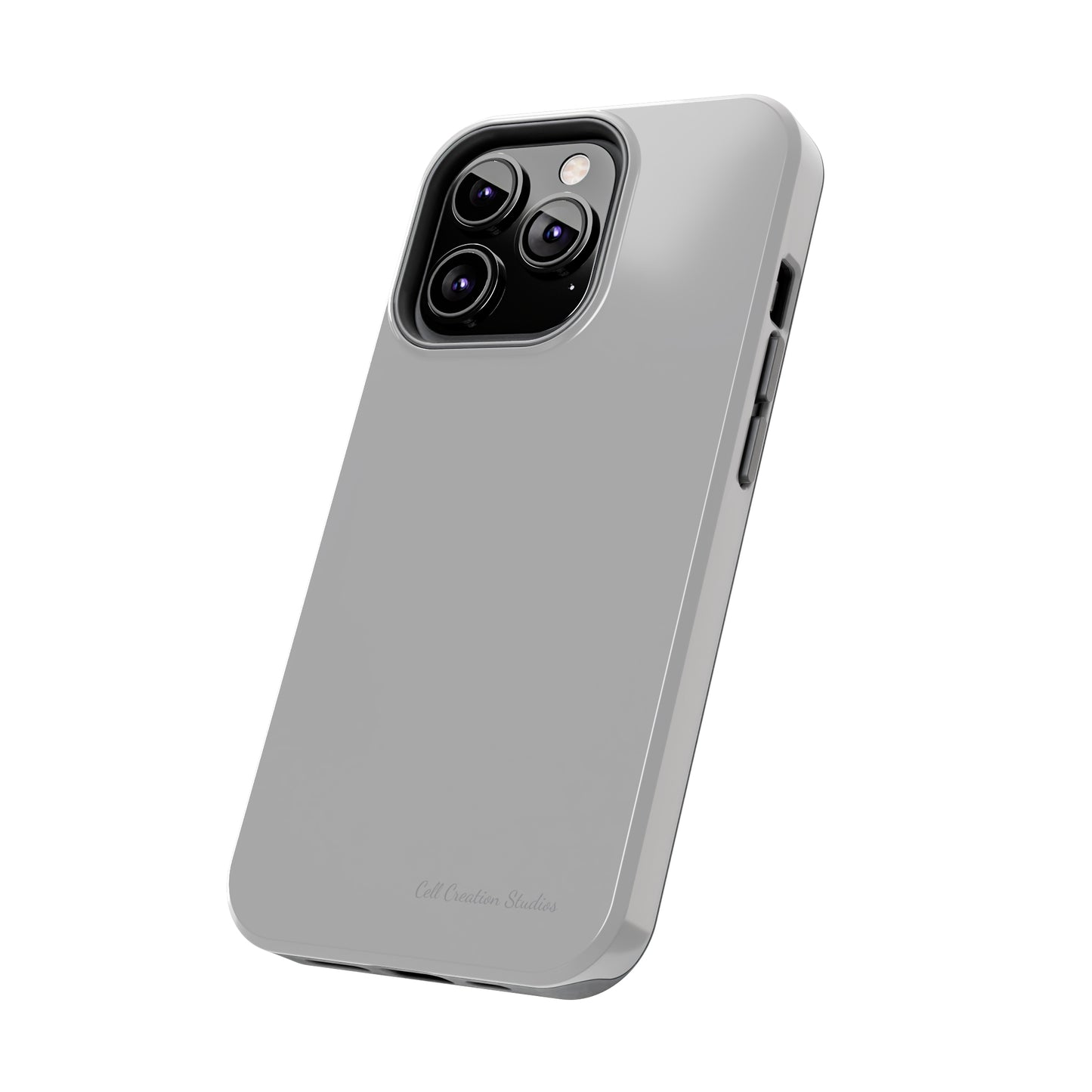 "Sleek Silver Essence" -Tough iPhone Cases