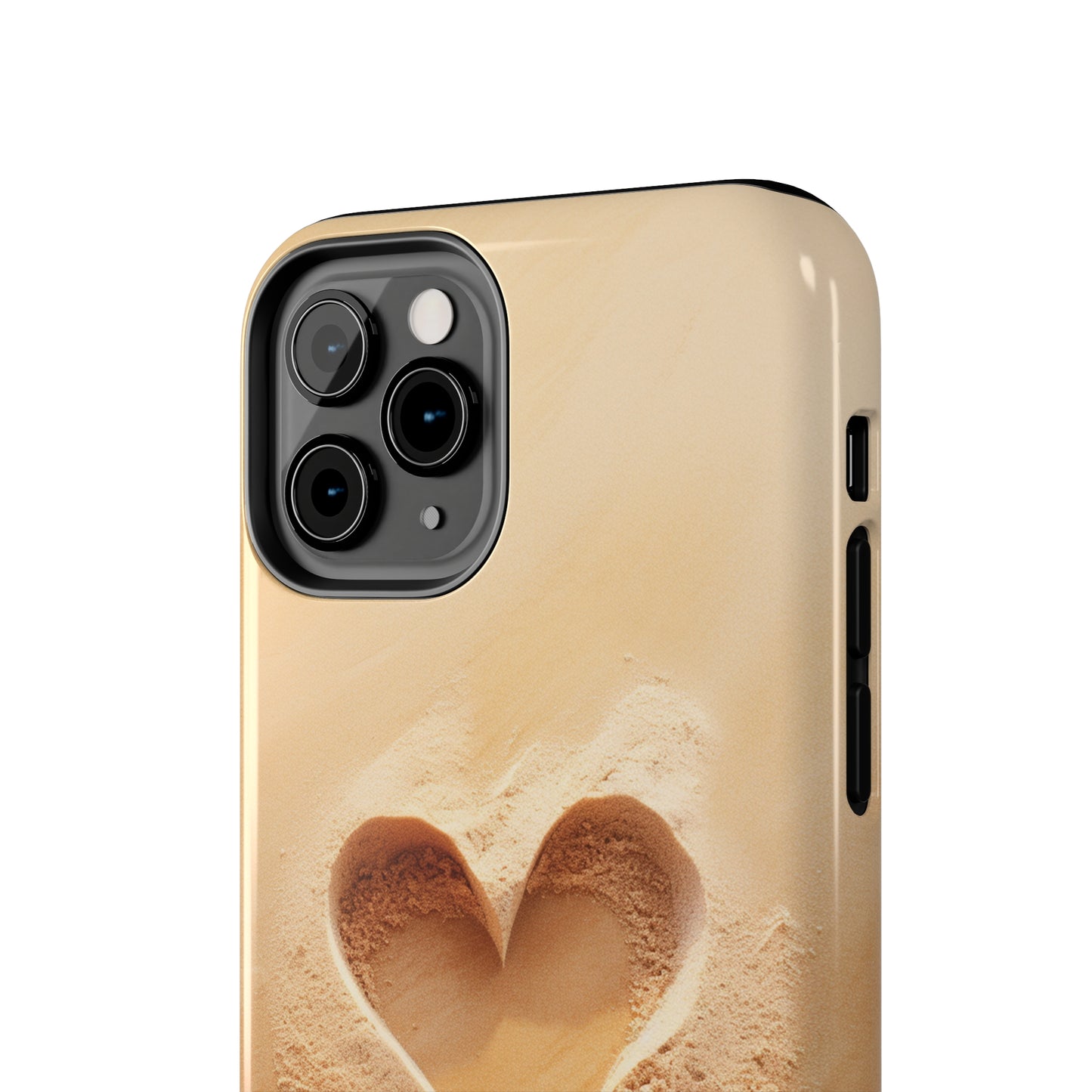 "Eternal Love: Sand Heart" Cell Phone Case -Tough Phone Cases