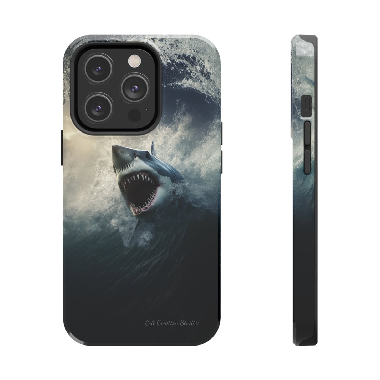 The "Ocean King Great White Shark" Phone Case -Tough Phone Cases