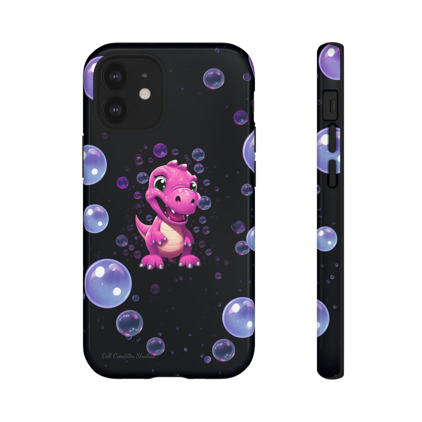 "Dino Glam" Glitter Dinosaur Phone Case -Tough Cases