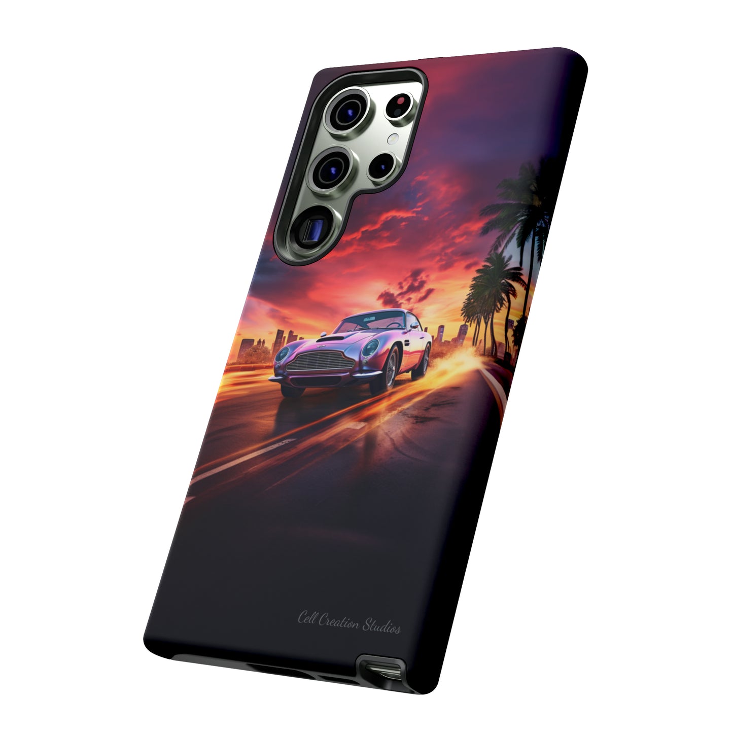 "Silver Aston Martin Racing" -Tough Samsung Phone Cases