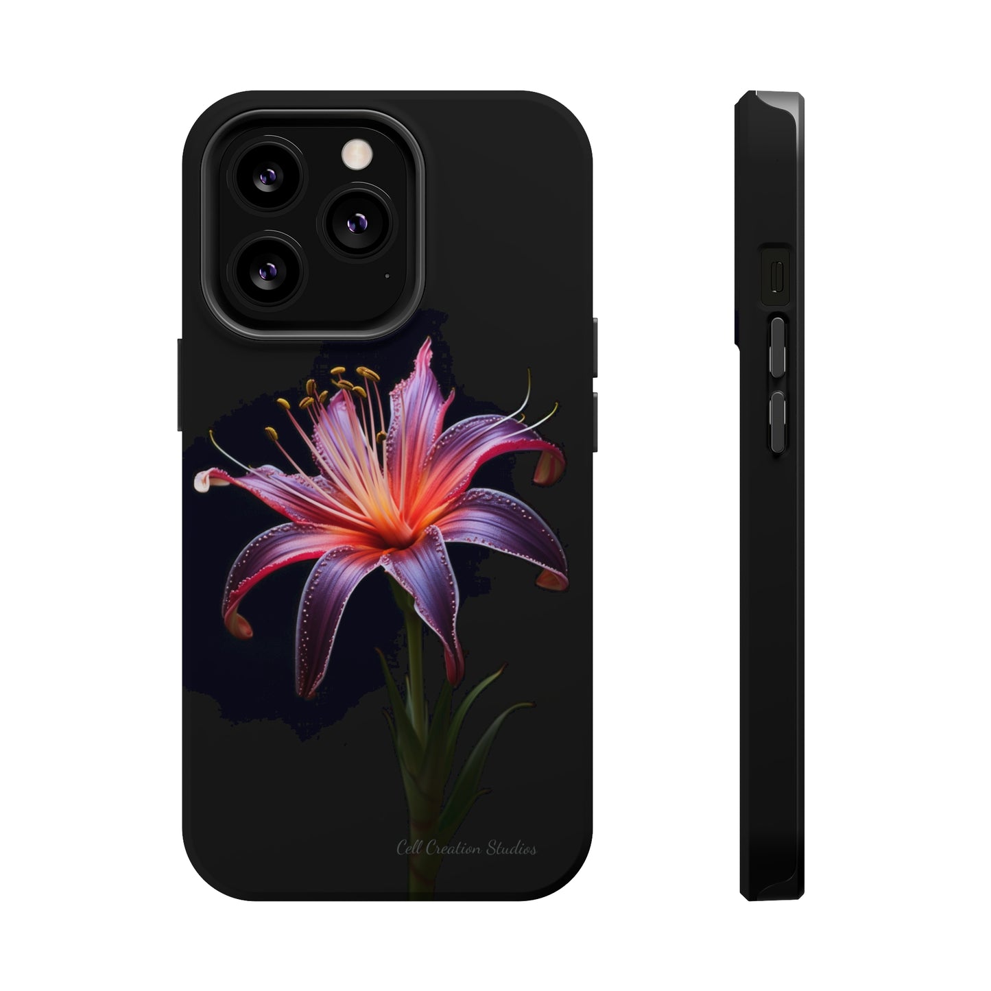 "Vibrant Purple Lily" Phone Case -MagSafe Tough Cases