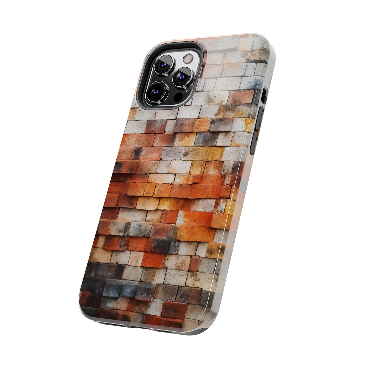 Introducing our "Urban Brickwork" Cell Phone Case – the perfect fusion of style and protection for your device -Tough Phone Cases