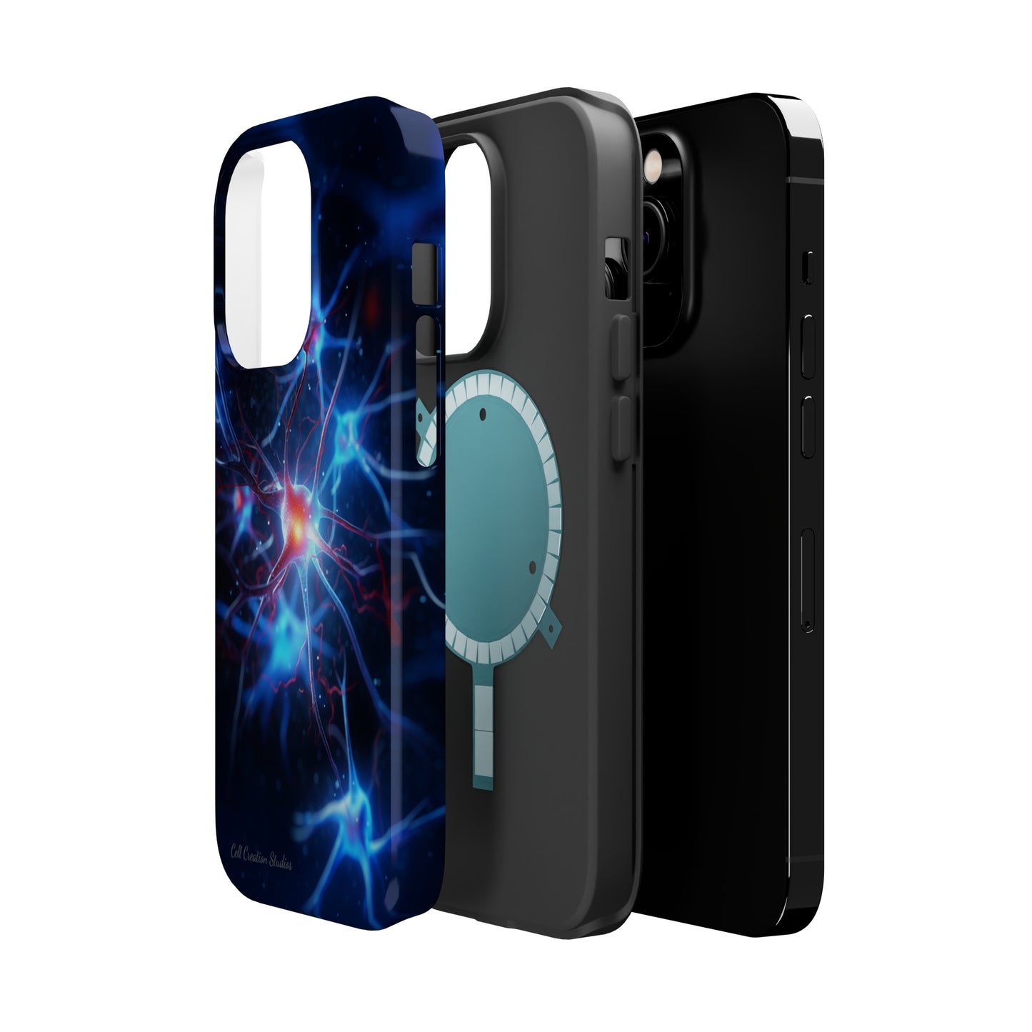 Introducing the "Neural Nexus" Cell Phone Case – Illuminate the Complexity Within! -MagSafe Tough Cases