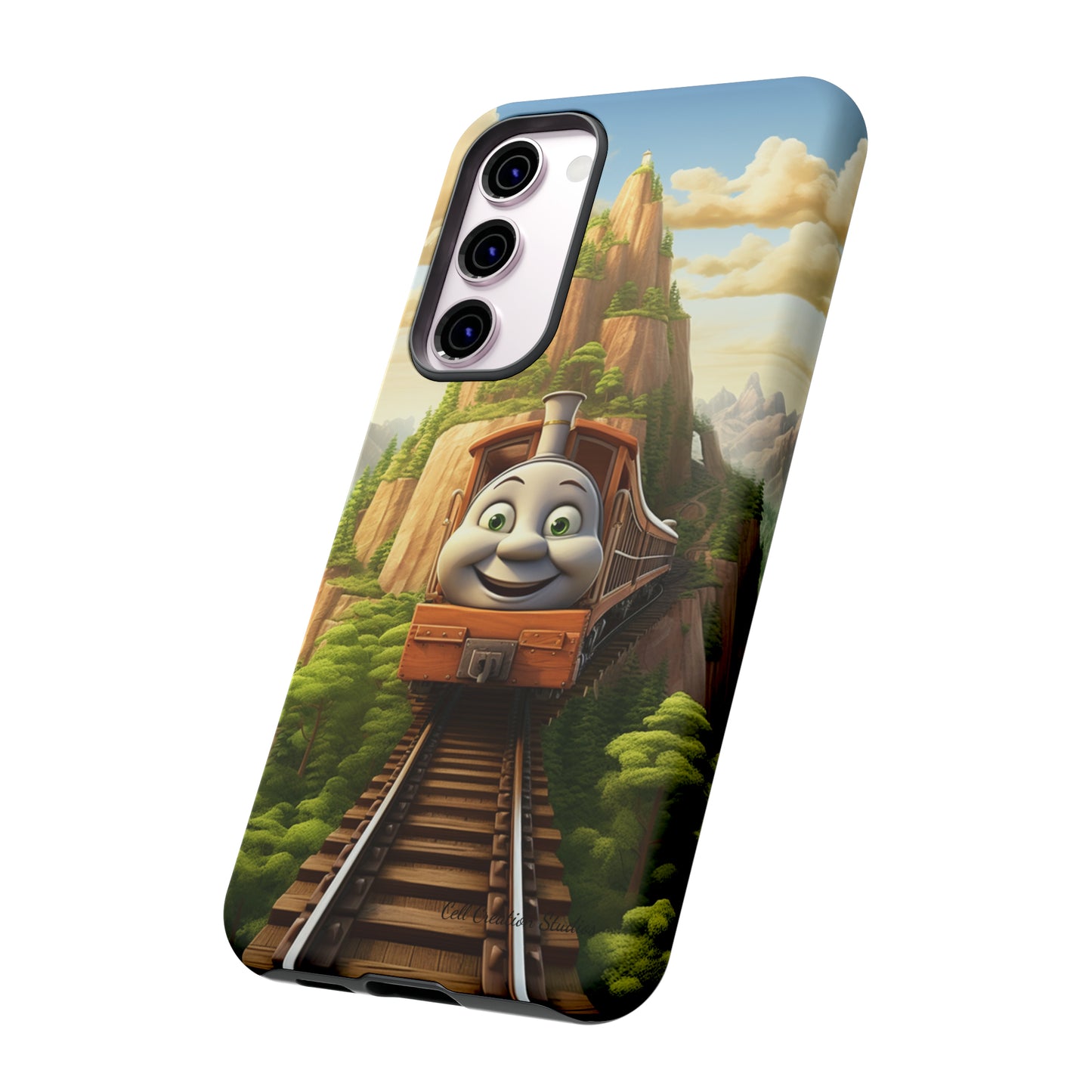 The "Mountain Journey Train" Character Phone Case-Tough Cases