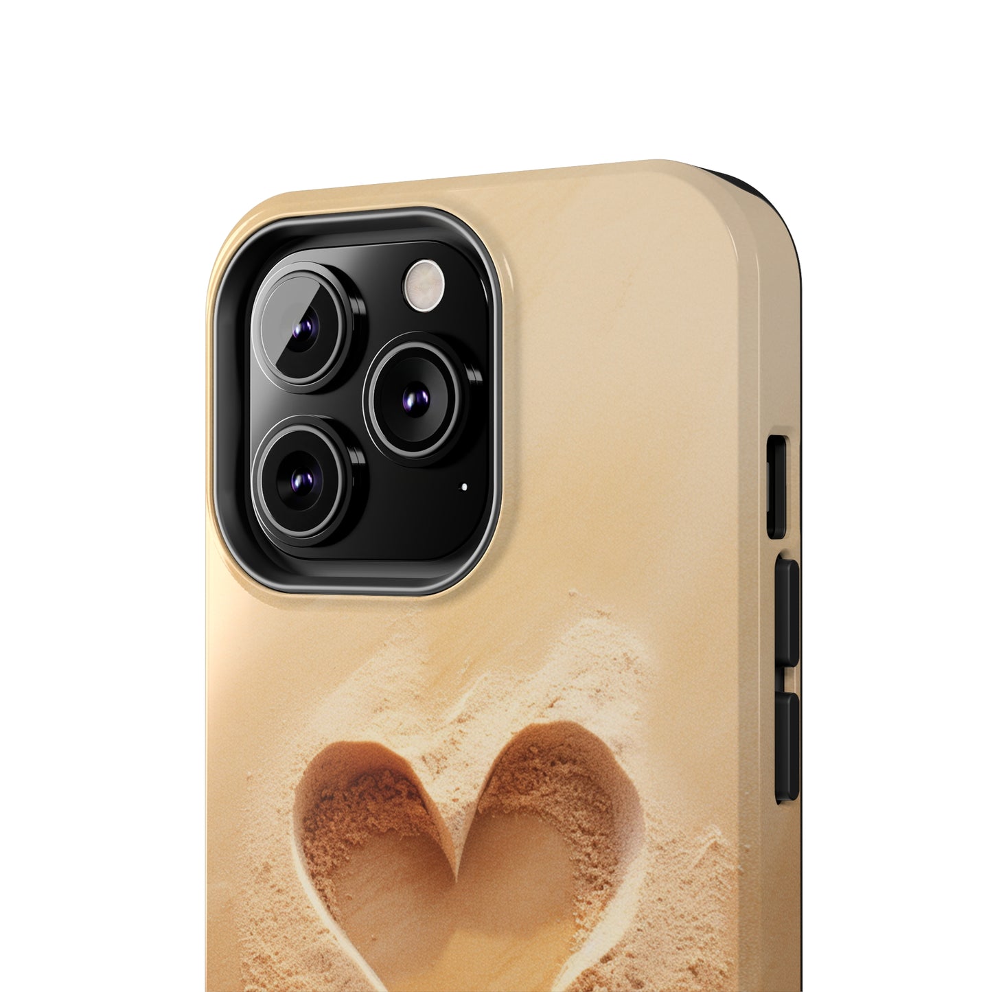 "Eternal Love: Sand Heart" Cell Phone Case -Tough Phone Cases