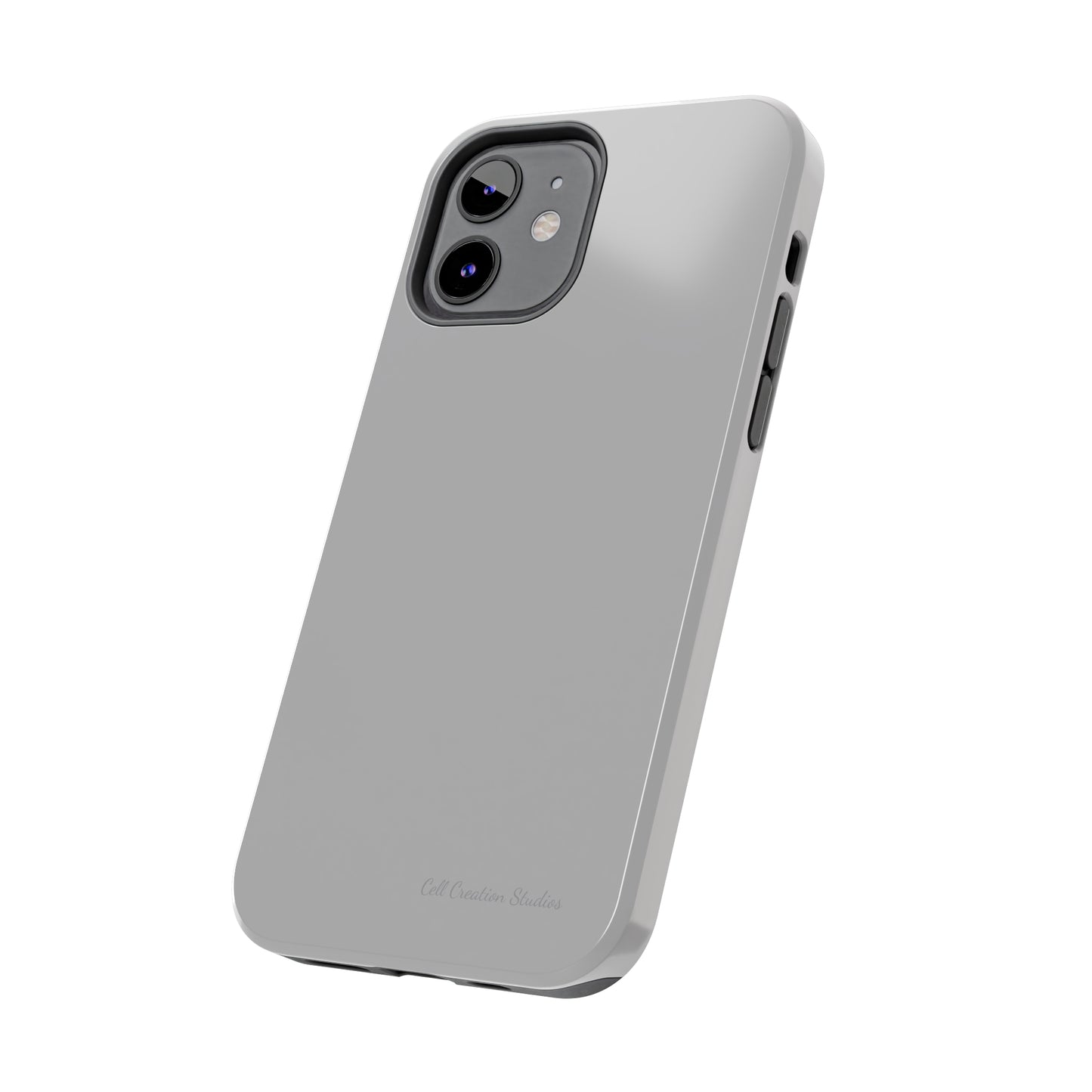 "Sleek Silver Essence" -Tough iPhone Cases