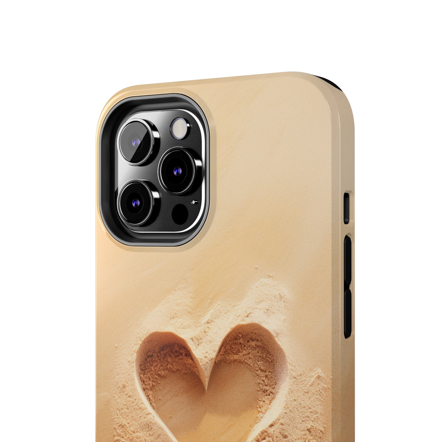 "Eternal Love: Sand Heart" Cell Phone Case -Tough Phone Cases