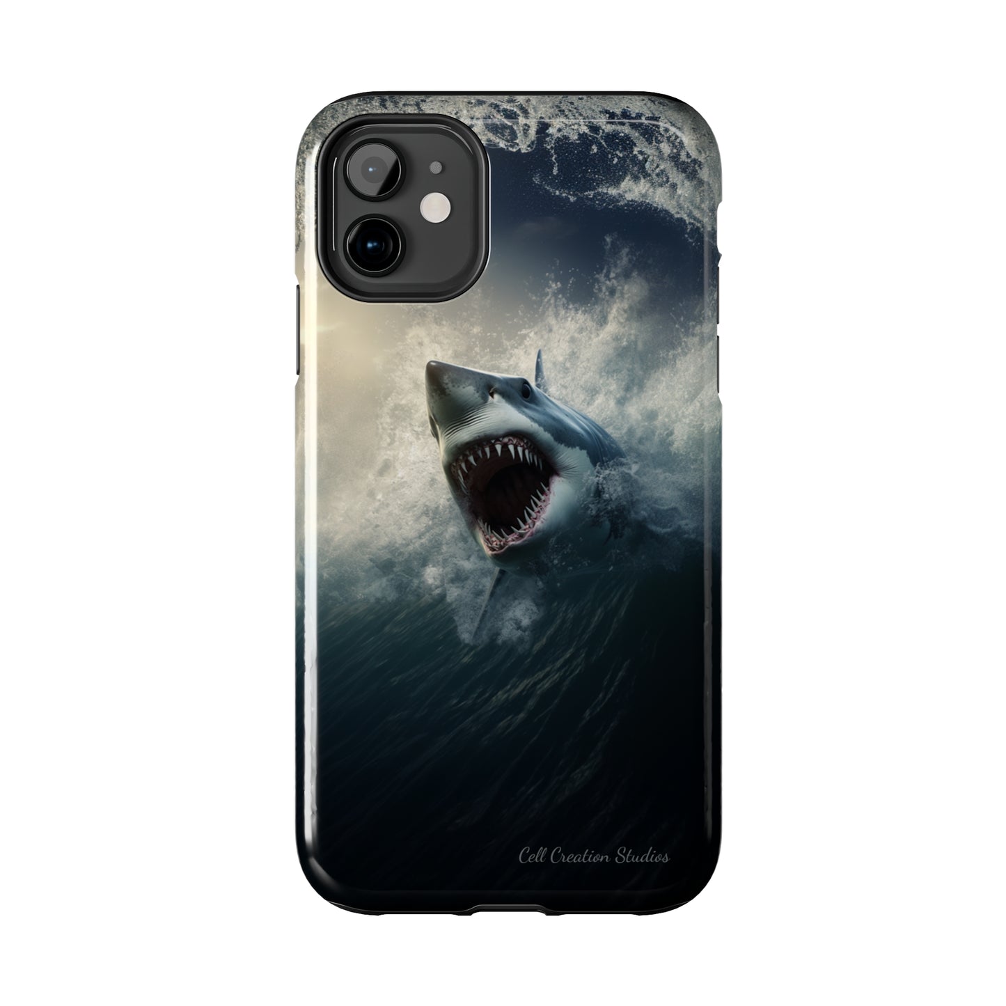 The "Ocean King Great White Shark" Phone Case -Tough Phone Cases