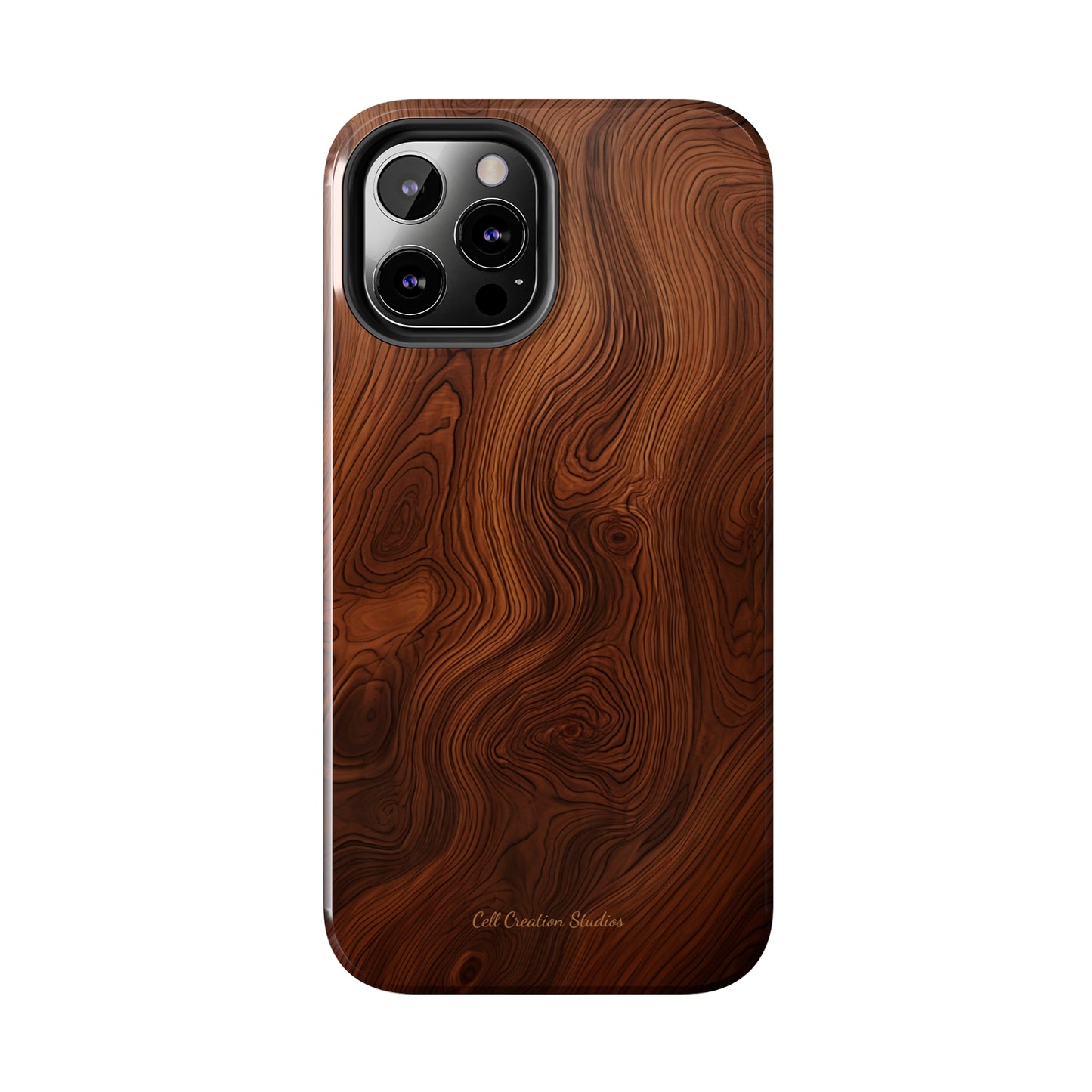 Introducing the "Natural Woodgrain" Cell Phone Case – Embrace Organic Beauty with Wood Pattern Design -Tough Phone Cases