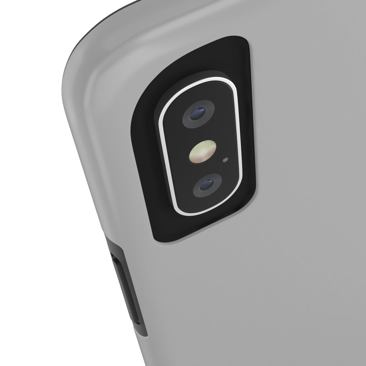 "Sleek Silver Essence" -Tough iPhone Cases