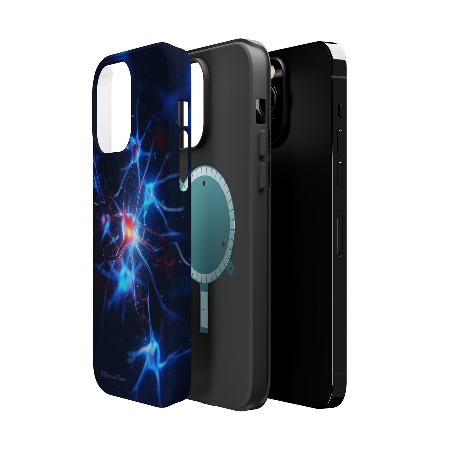 Introducing the "Neural Nexus" Cell Phone Case – Illuminate the Complexity Within! -MagSafe Tough Cases