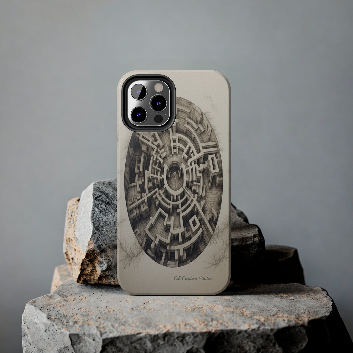 "Discover the Mystery: Maze-Inspired Cell Phone Case" -Tough Phone Cases