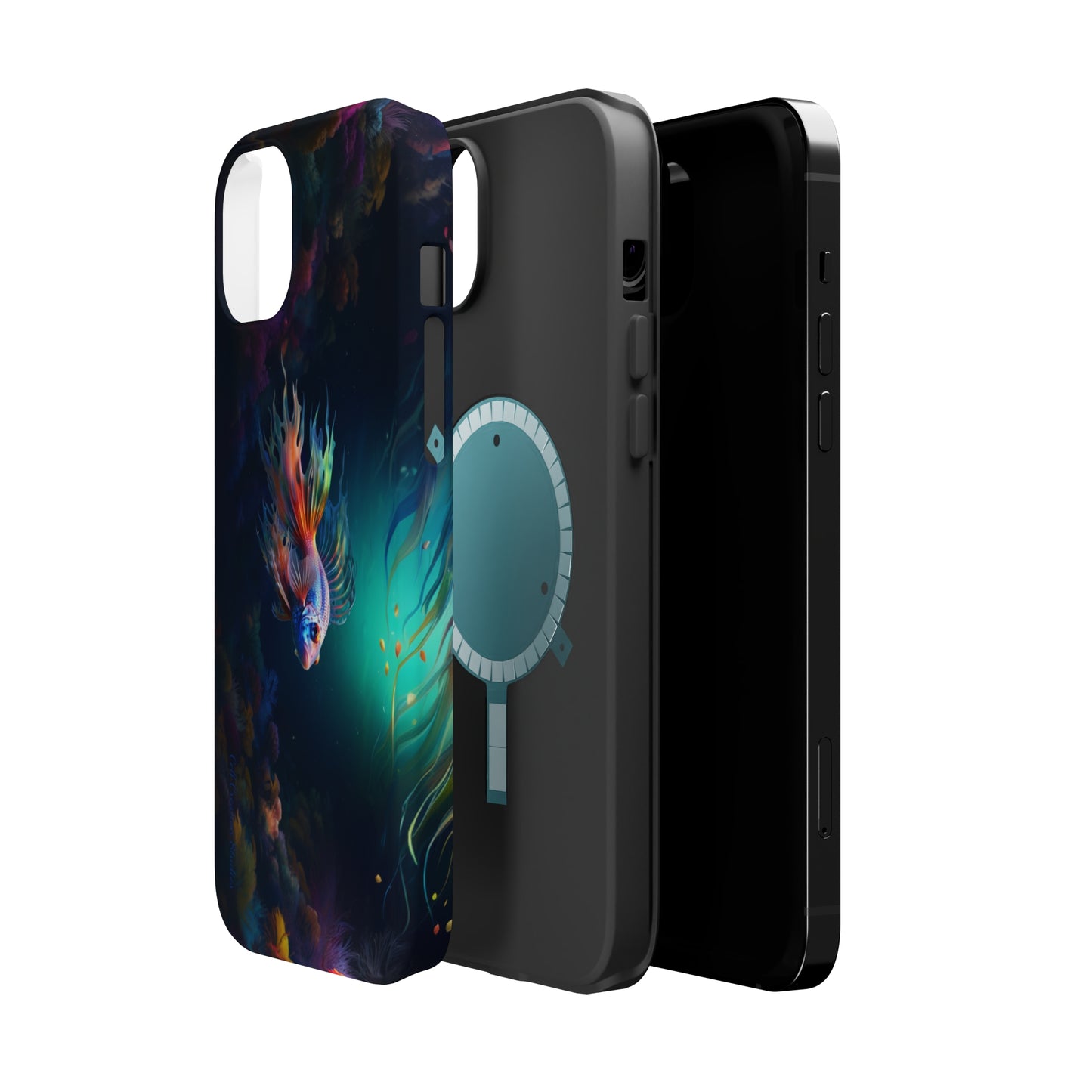 Introducing the "Aquatic Serenity" Cell Phone Case – Dive into Tranquil Waters! -MagSafe Tough Cases