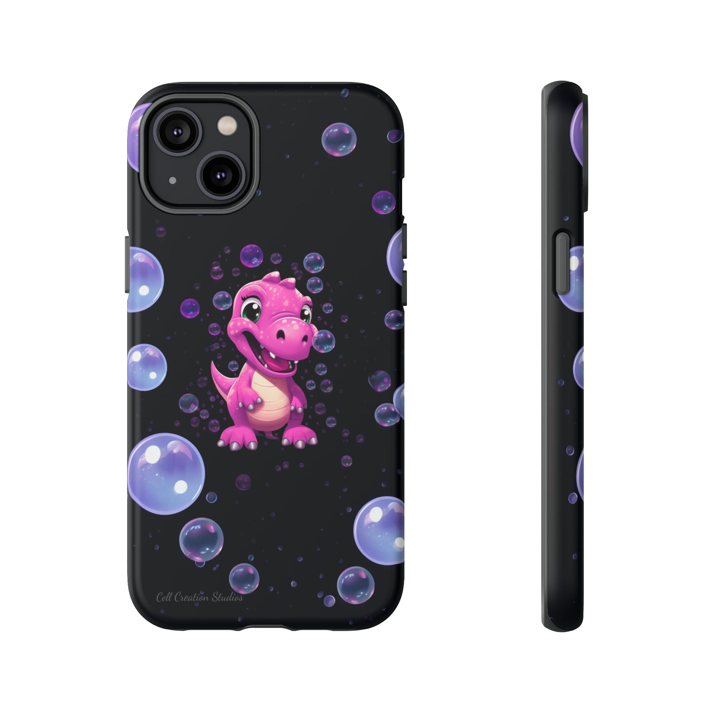 "Dino Glam" Glitter Dinosaur Phone Case -Tough Cases
