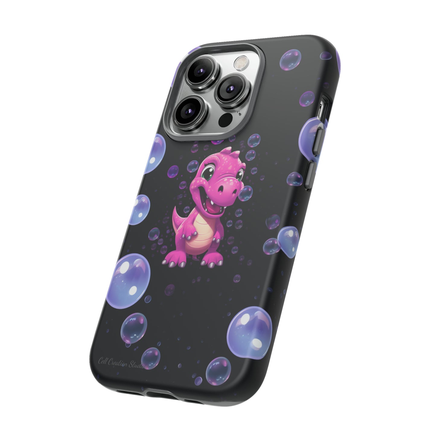 "Dino Glam" Glitter Dinosaur Phone Case -Tough Cases