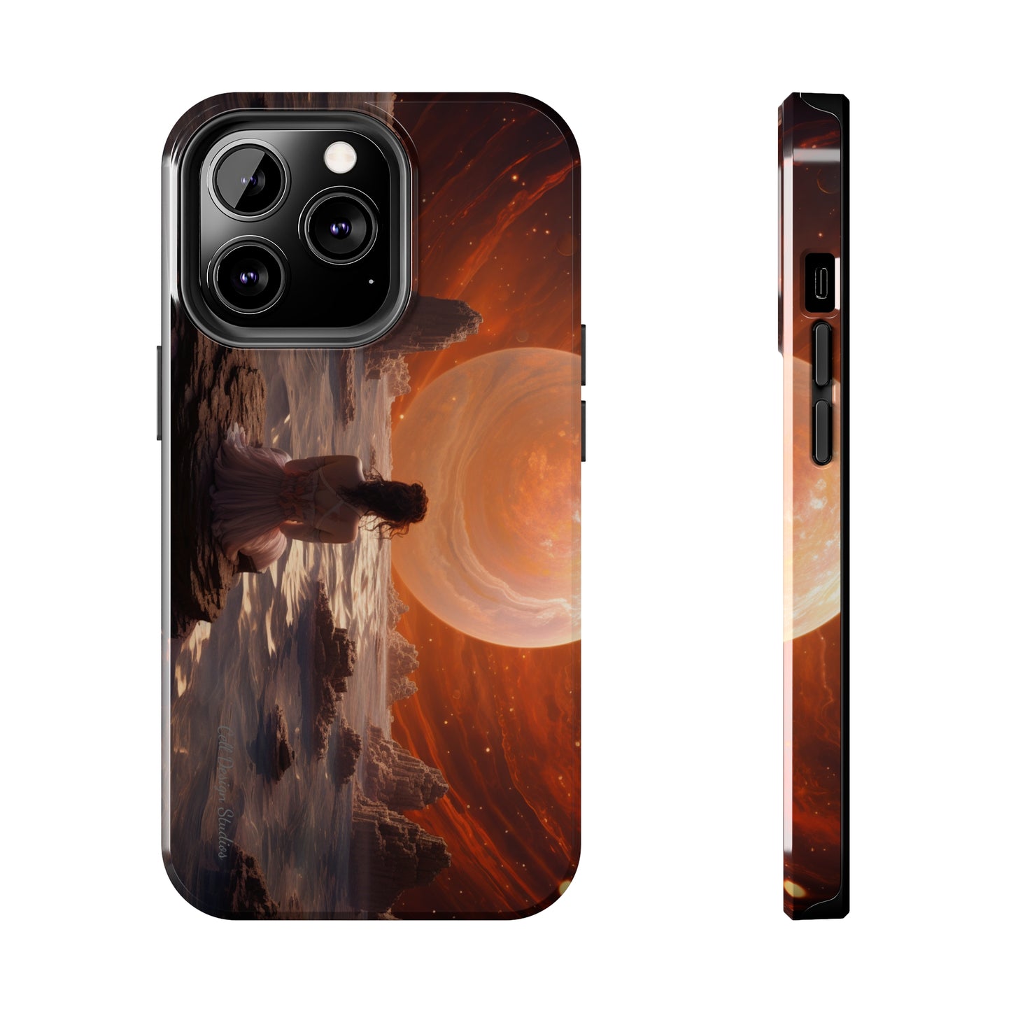 Introducing the "Stargazer's Serenity" Cell Phone Case – Embrace Cosmic Tranquility! -Tough Phone Cases