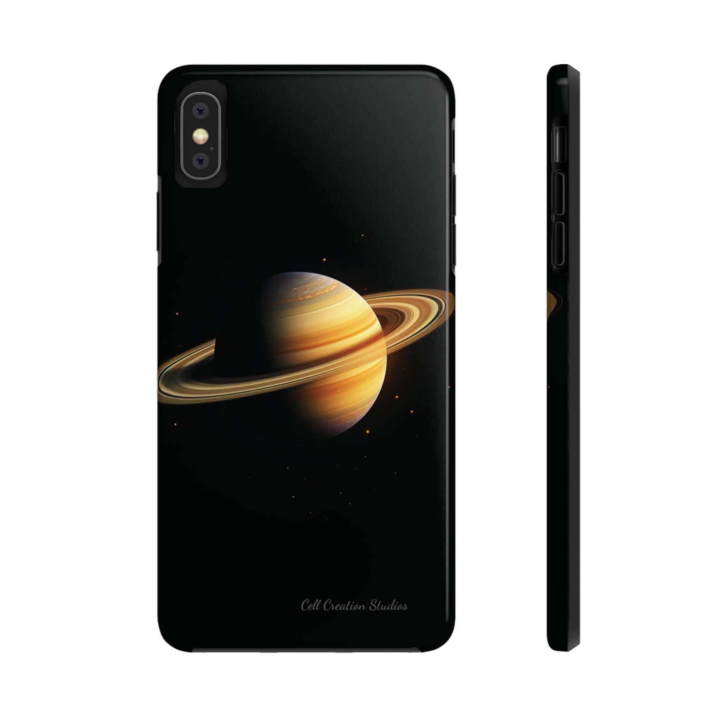 Introducing the "Saturn's Elegance" Cell Phone Case – A Cosmic Masterpiece -Tough Phone Cases