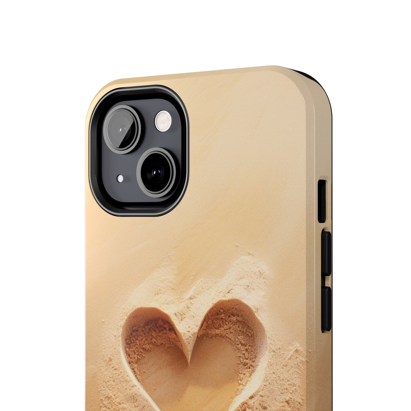 "Eternal Love: Sand Heart" Cell Phone Case -Tough Phone Cases