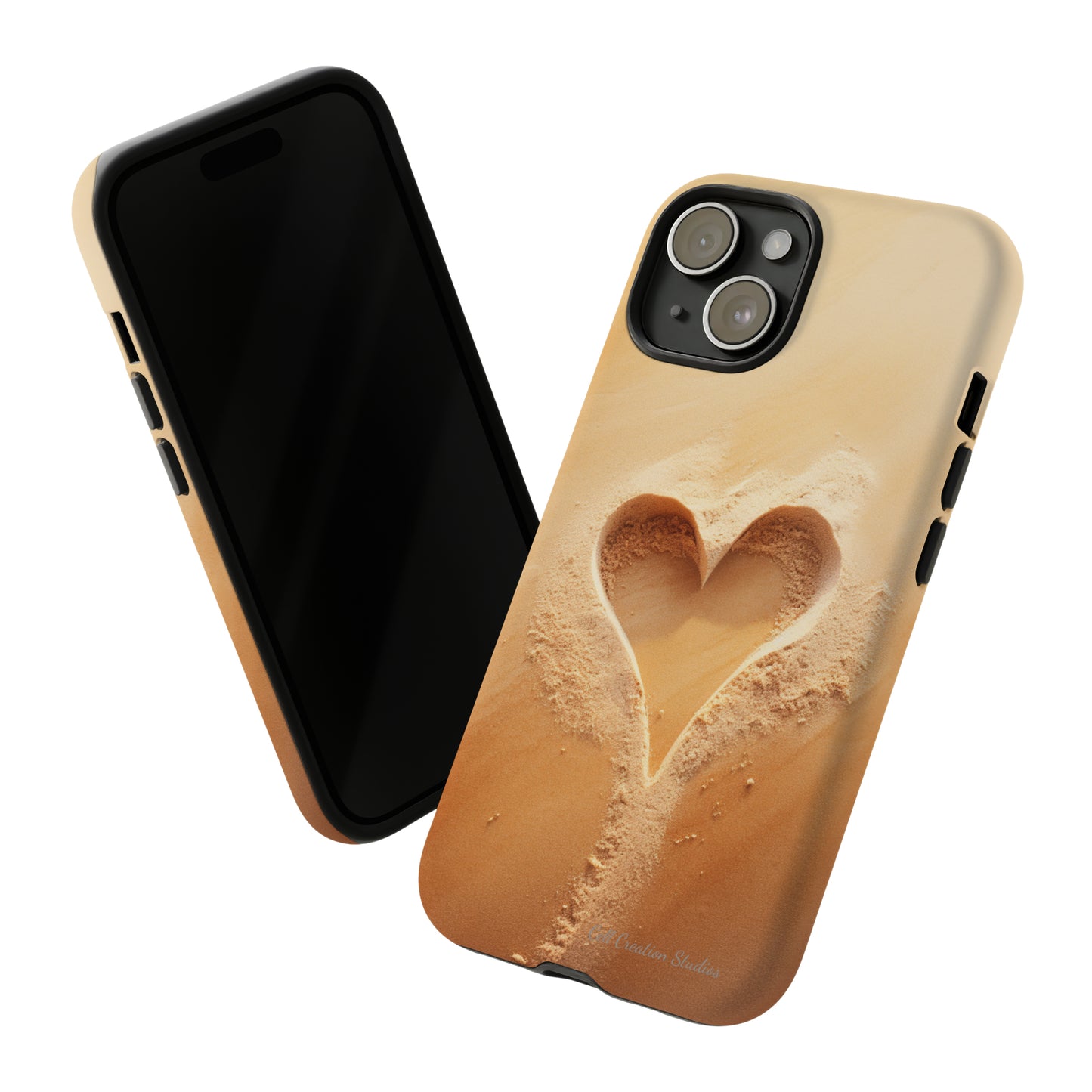"Eternal Love: Sand Heart" Cell Phone Case -Tough Cases