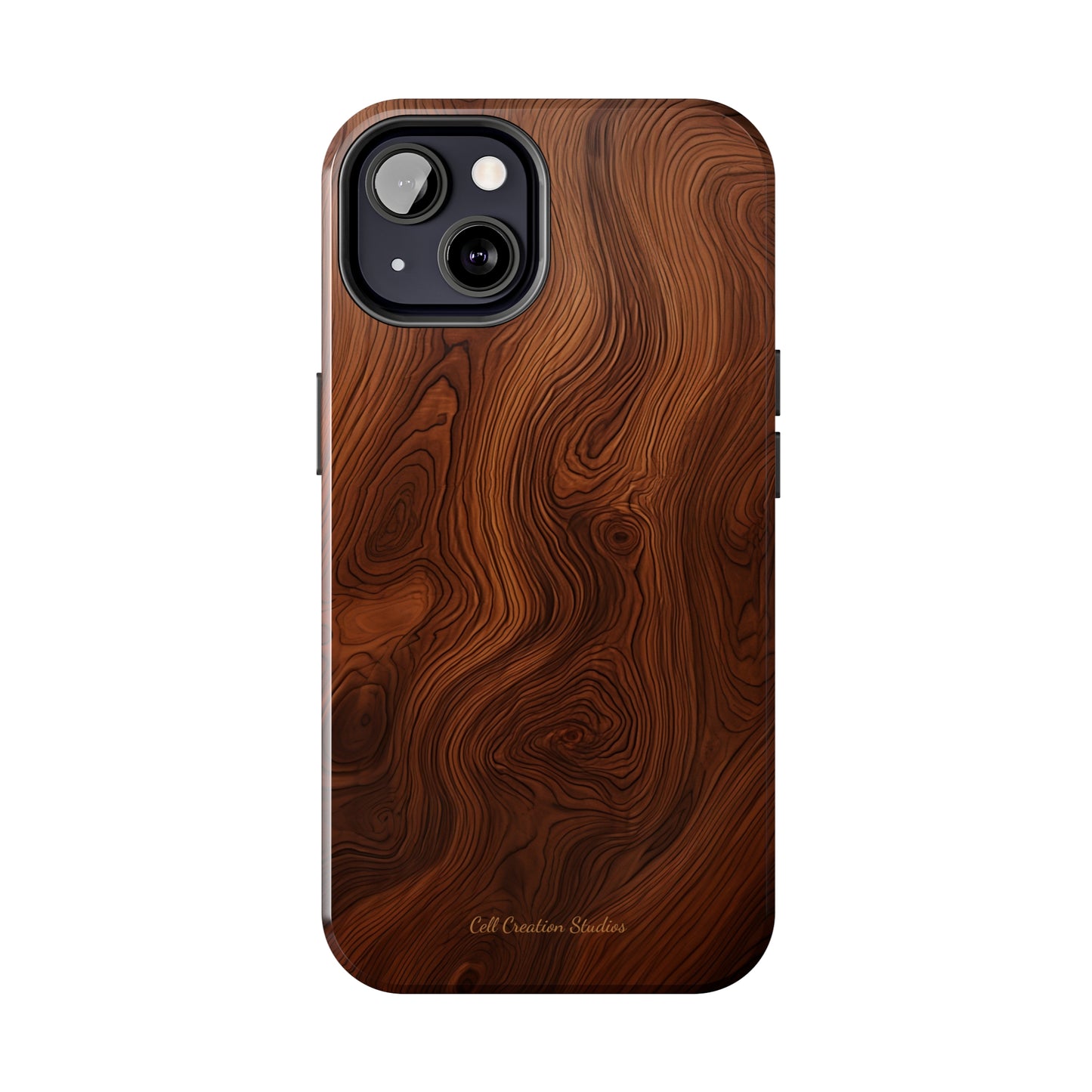 Introducing the "Natural Woodgrain" Cell Phone Case – Embrace Organic Beauty with Wood Pattern Design -Tough Phone Cases