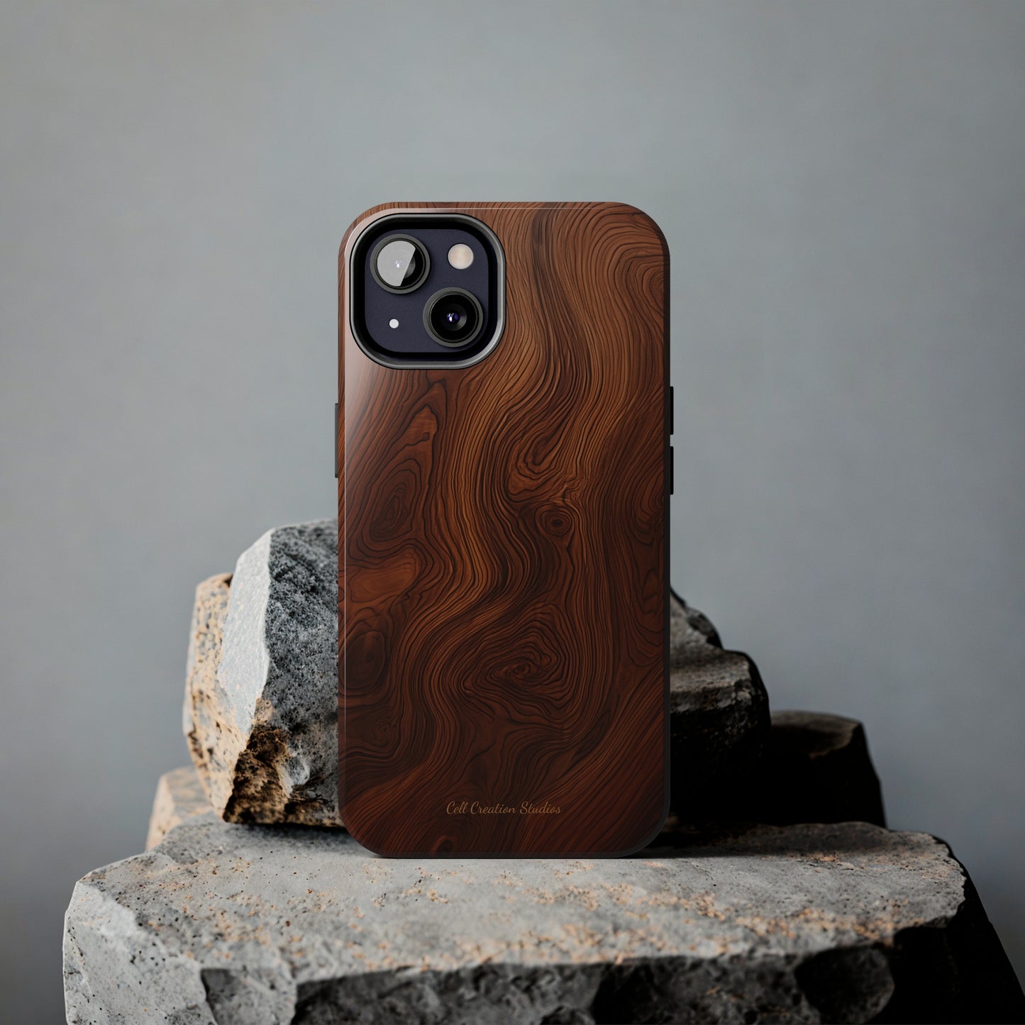 Introducing the "Natural Woodgrain" Cell Phone Case – Embrace Organic Beauty with Wood Pattern Design -Tough Phone Cases