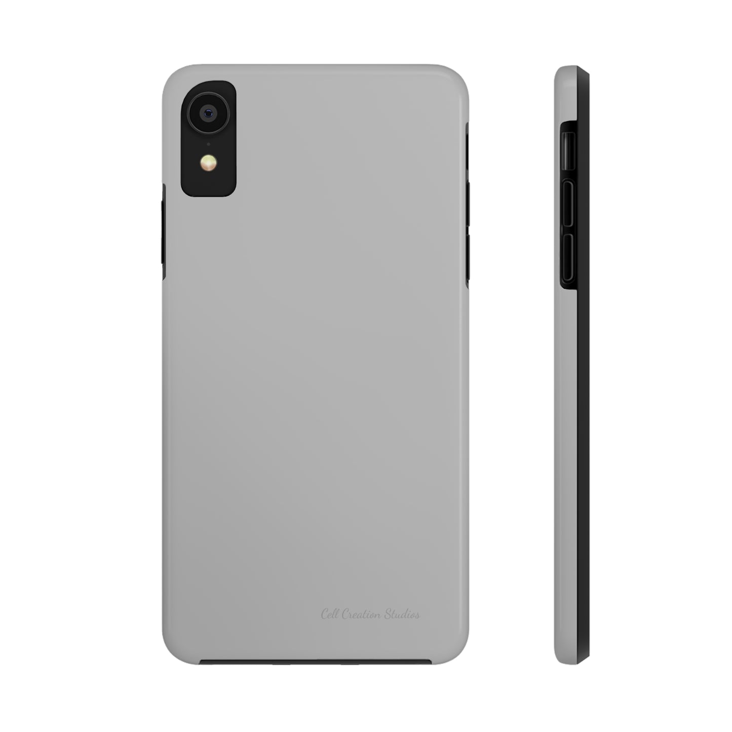 "Sleek Silver Essence" -Tough iPhone Cases