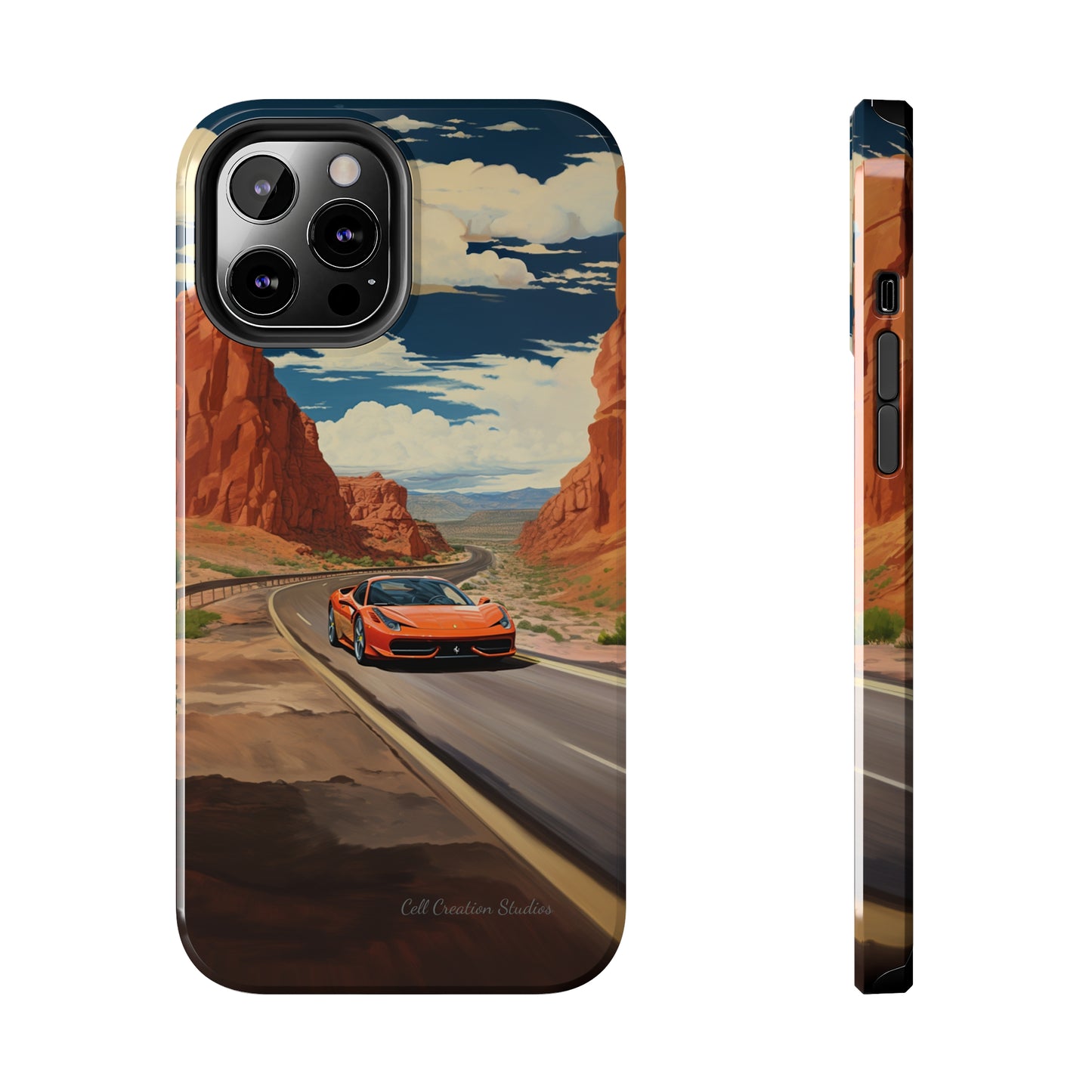 "Desert Racer Ferrari Edition" -Tough iPhone Cases