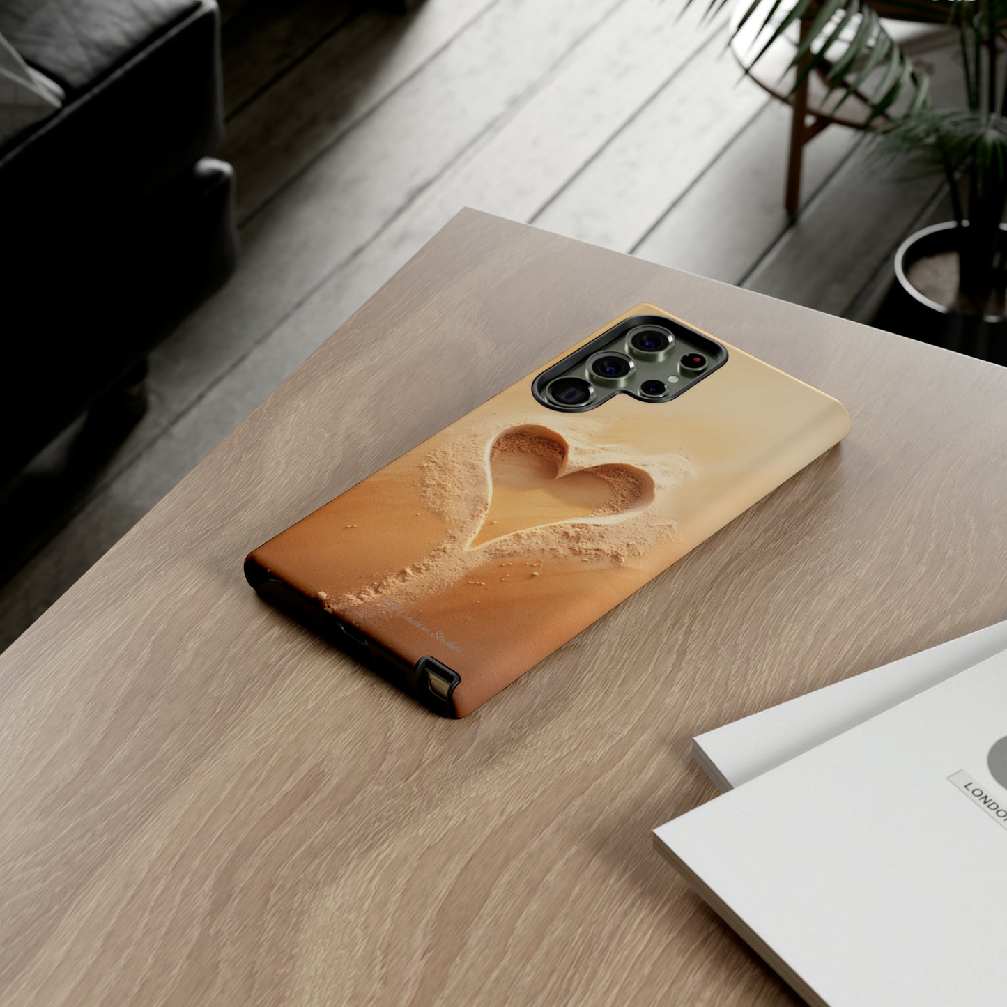 "Eternal Love: Sand Heart" Cell Phone Case -Tough Cases