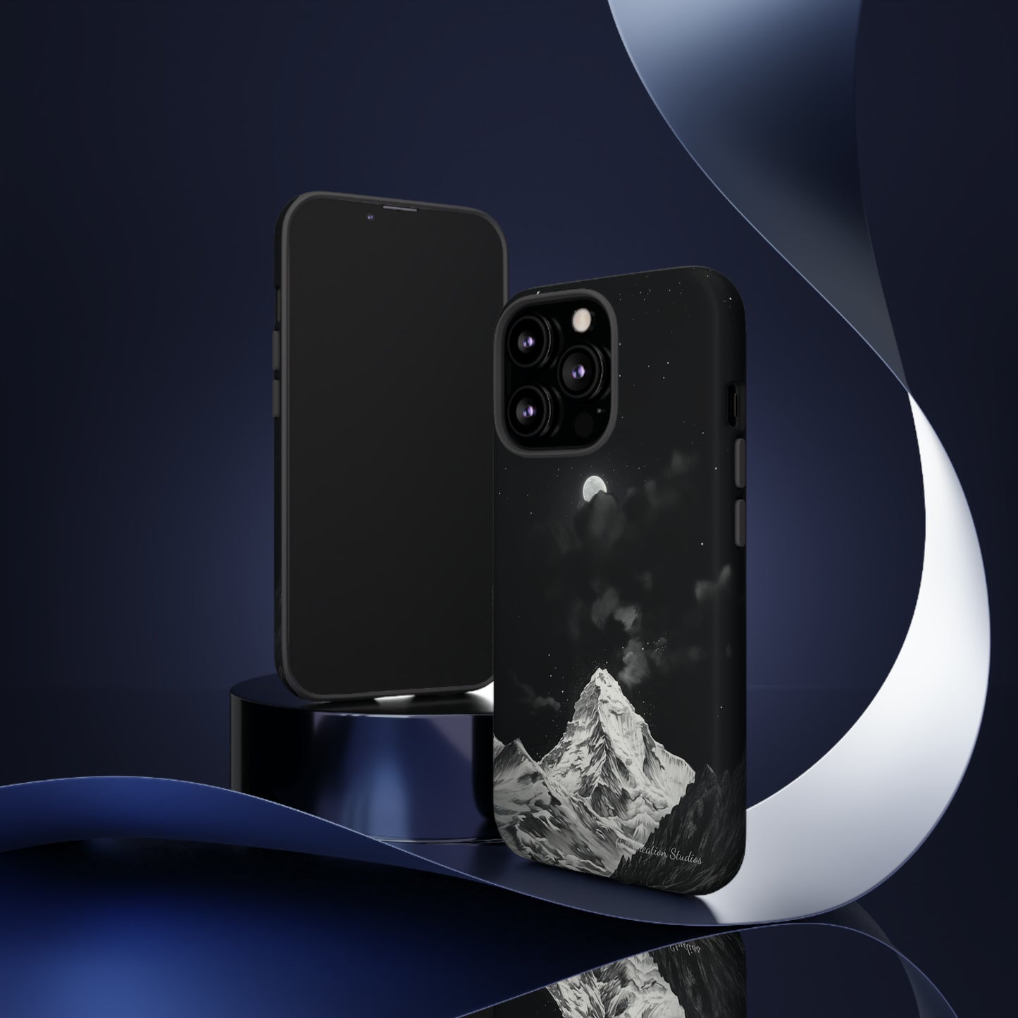 "Moonlit Everest" Phone Case -Tough Cases