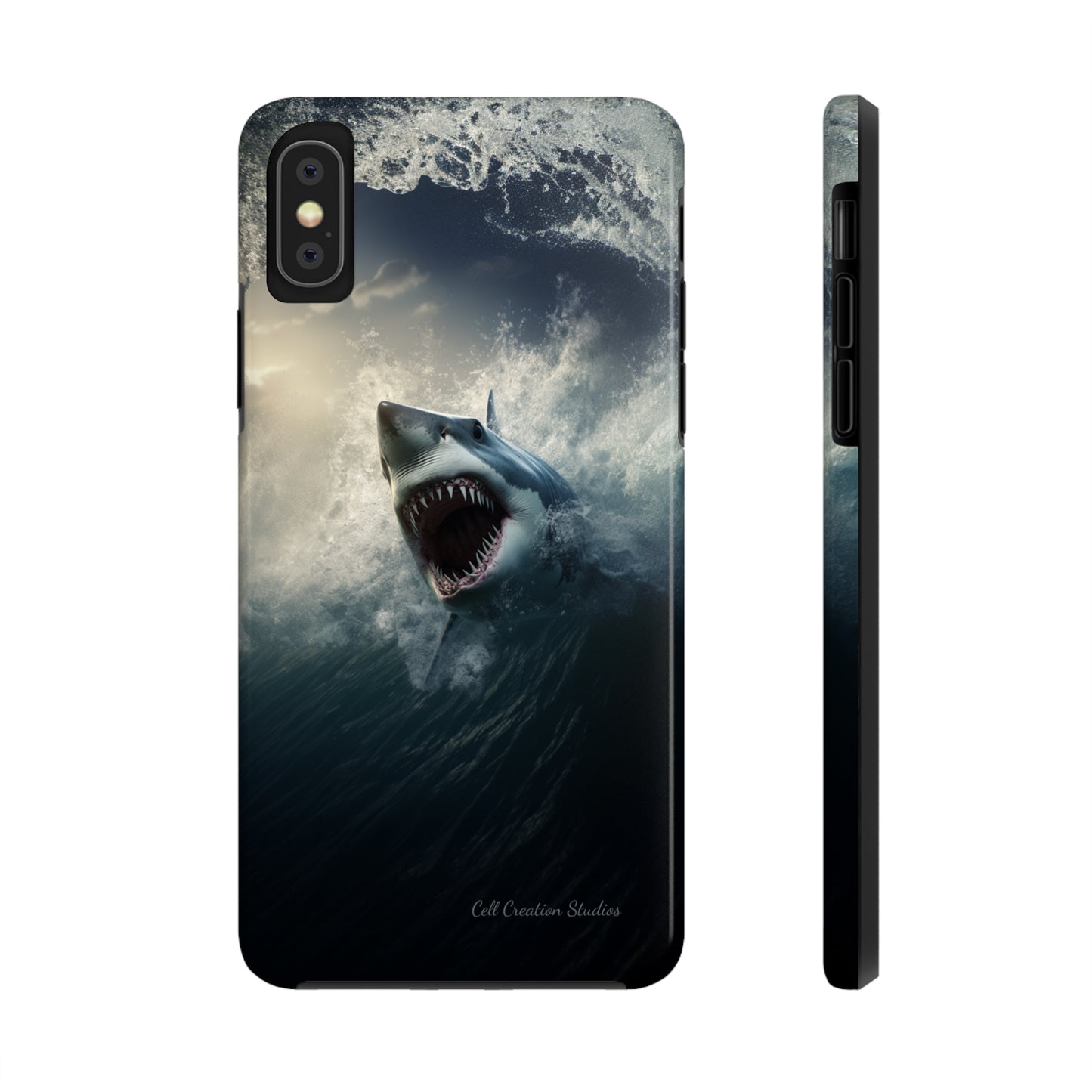 The "Ocean King Great White Shark" Phone Case -Tough Phone Cases