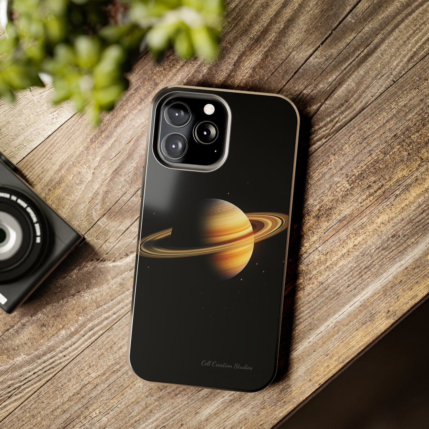 Introducing the "Saturn's Elegance" Cell Phone Case – A Cosmic Masterpiece -Tough Phone Cases