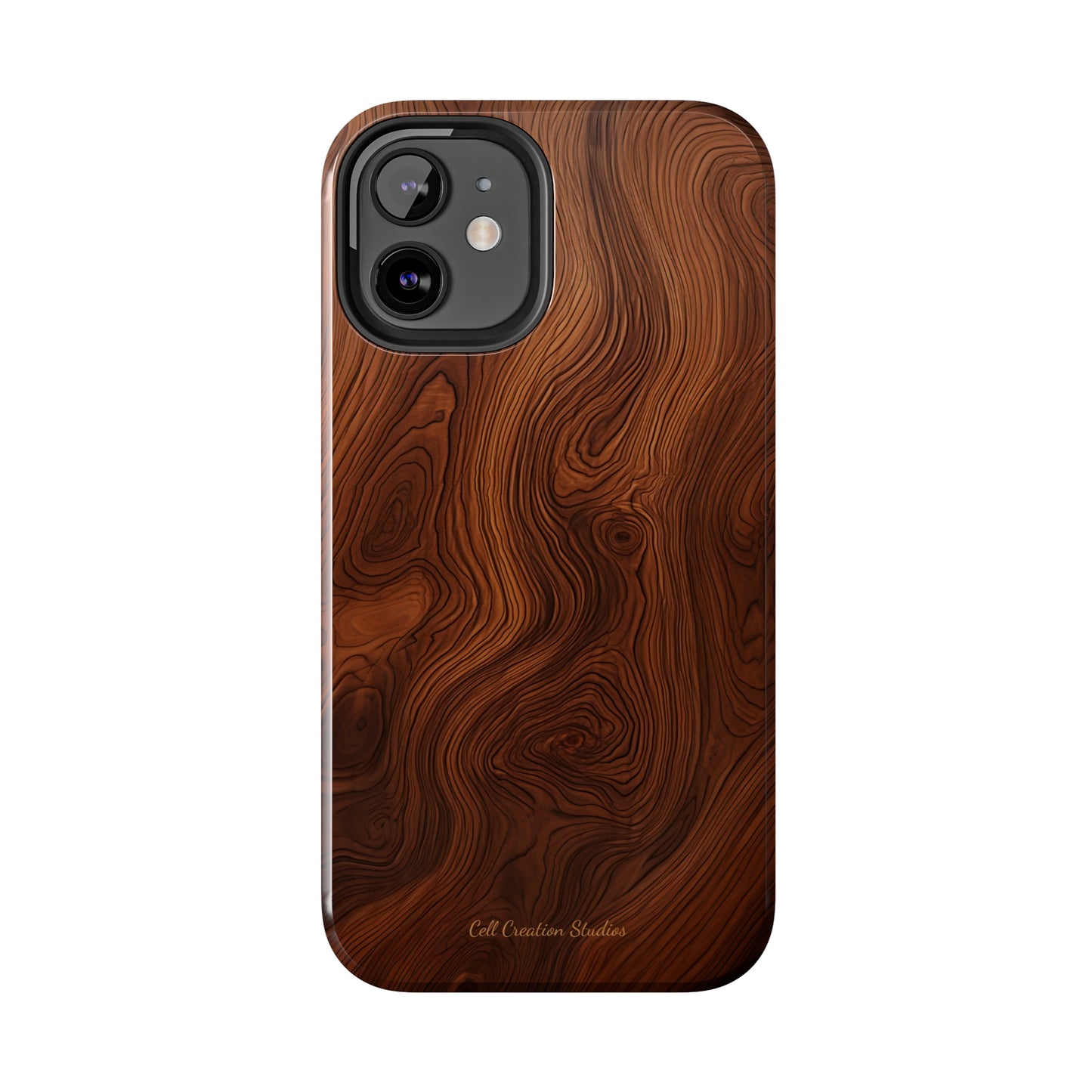 Introducing the "Natural Woodgrain" Cell Phone Case – Embrace Organic Beauty with Wood Pattern Design -Tough Phone Cases