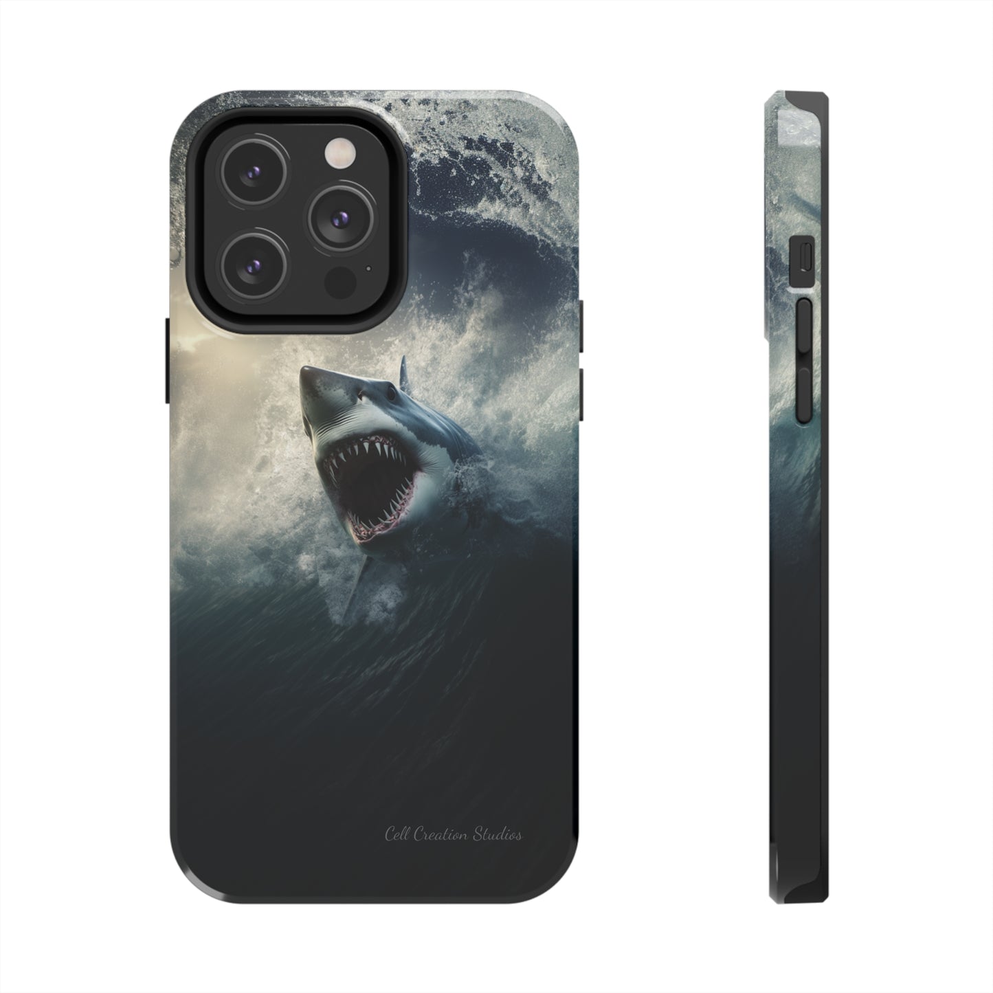 The "Ocean King Great White Shark" Phone Case -Tough Phone Cases